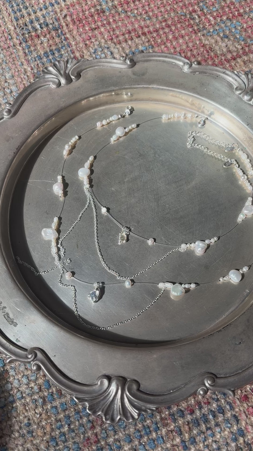 Celestial necklace - silver