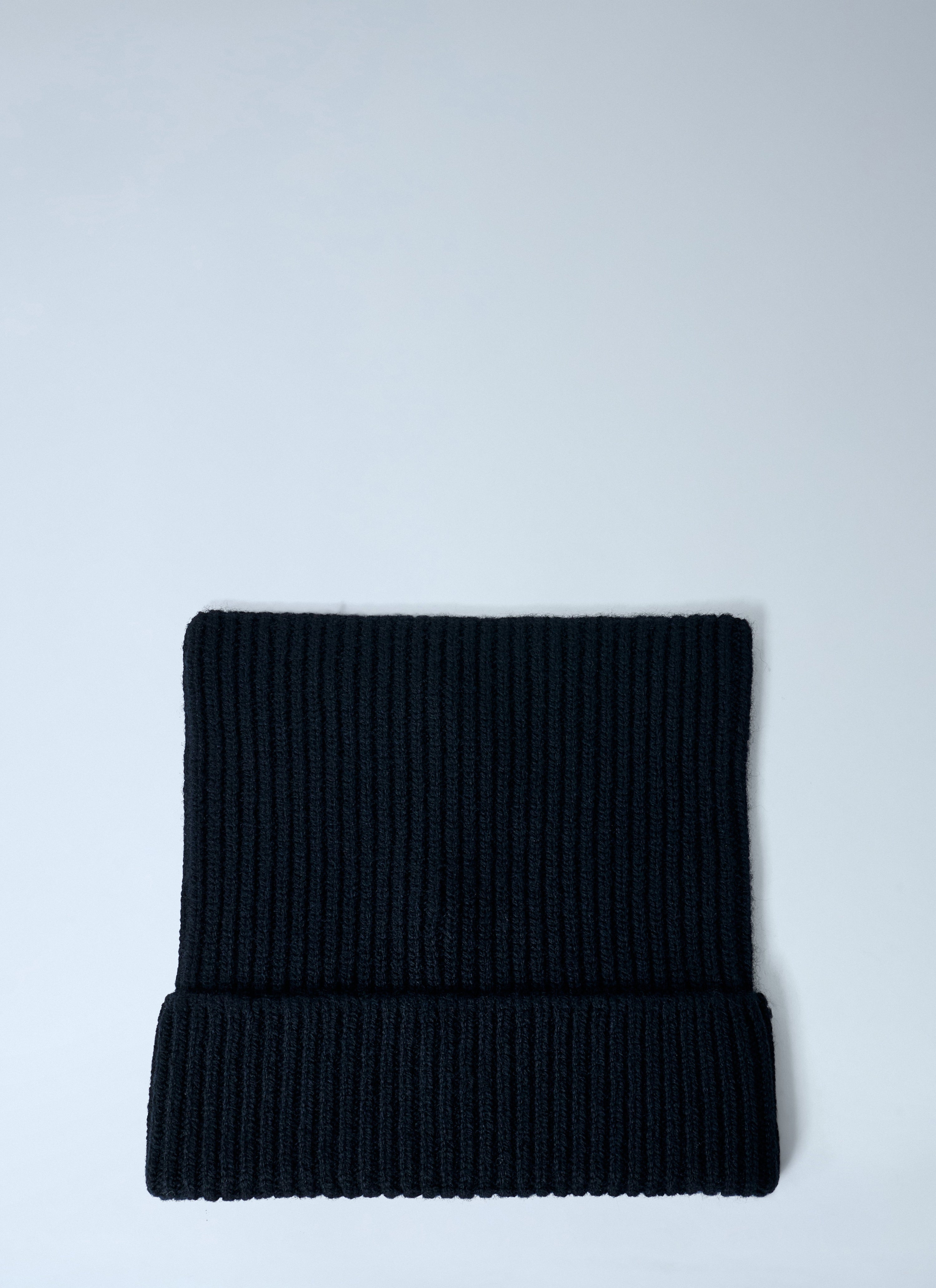 Face logo square beanie hat