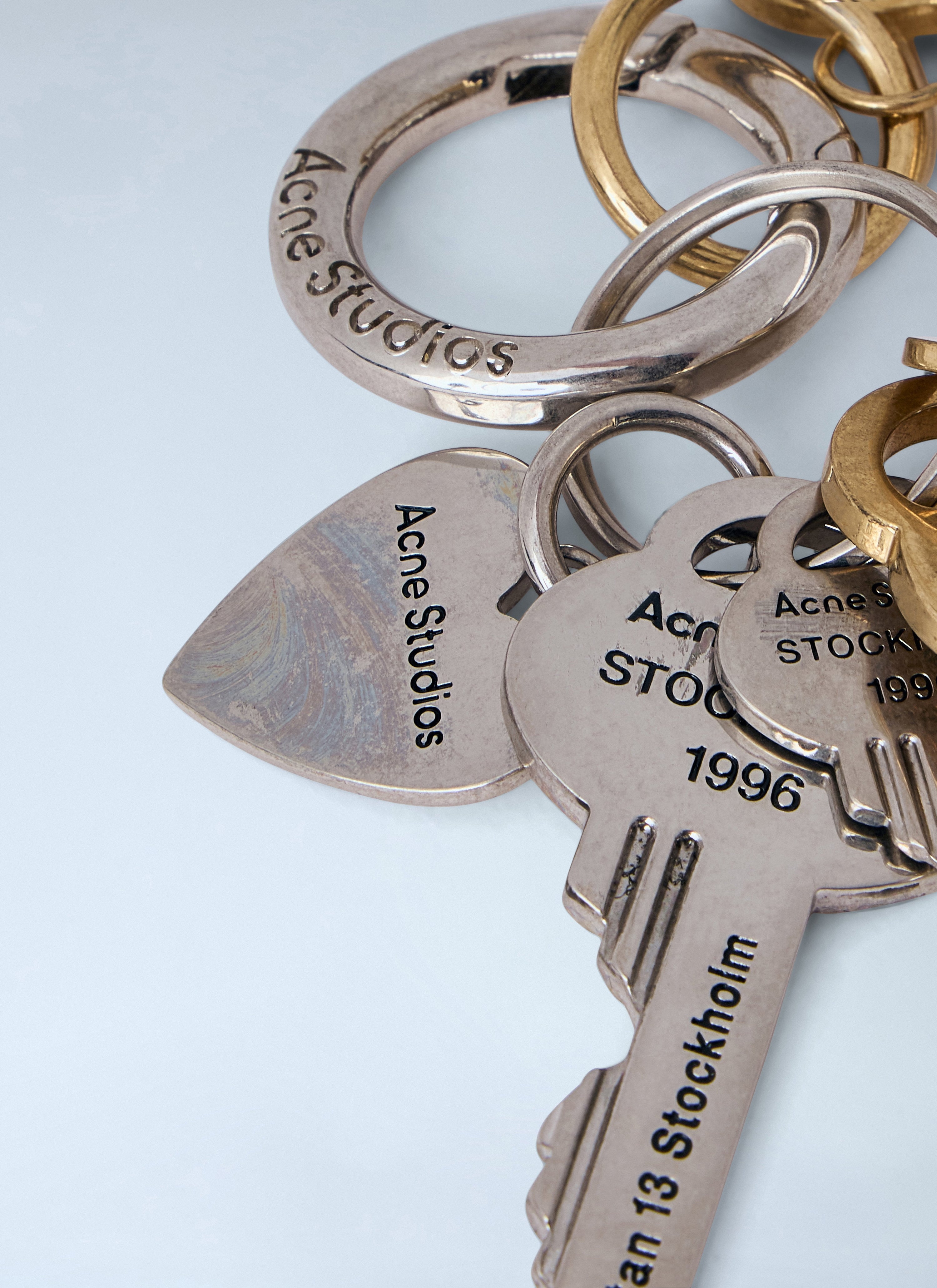 Engraved keyring set