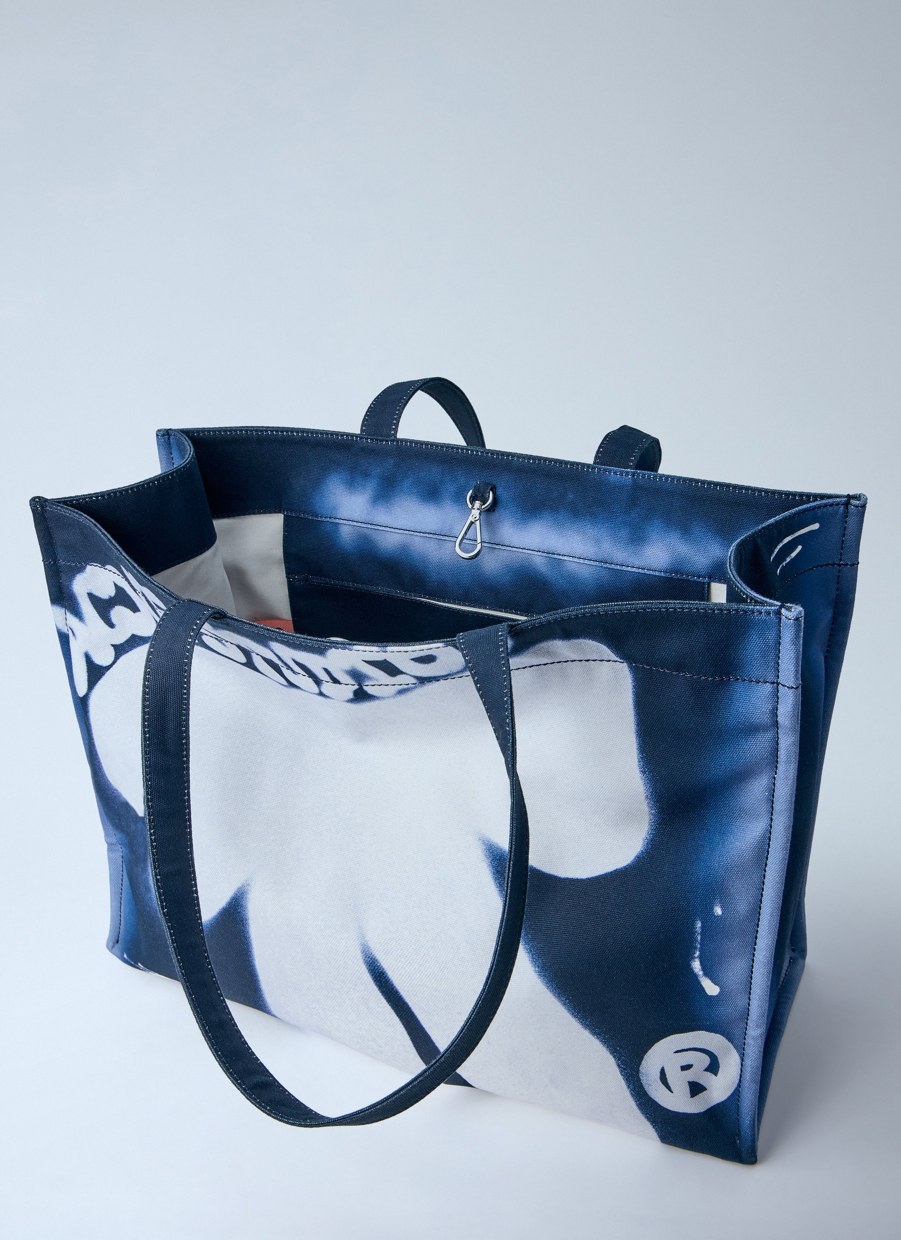 Logo shopper tote bag