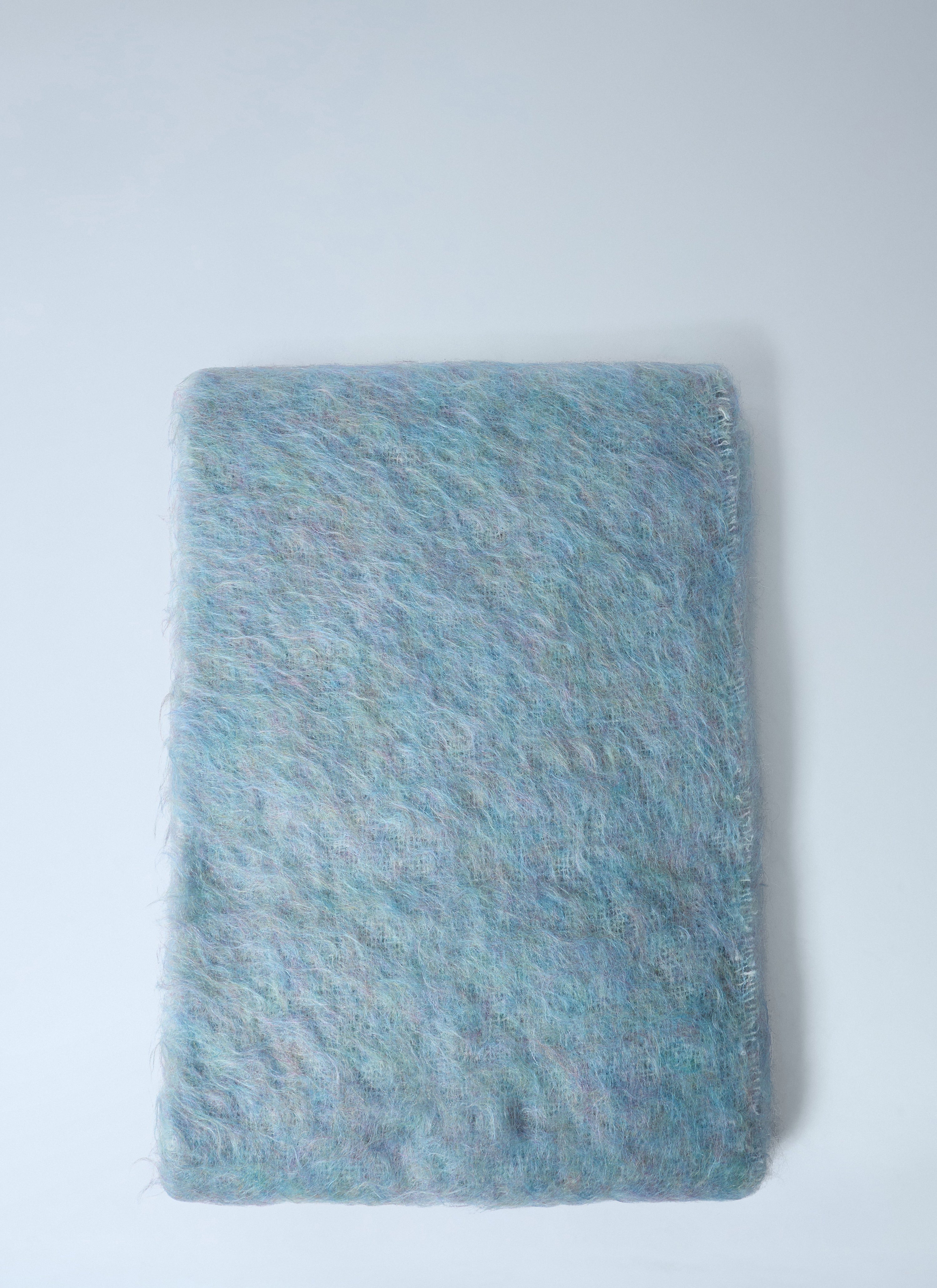 Fringed wool-blend scarf