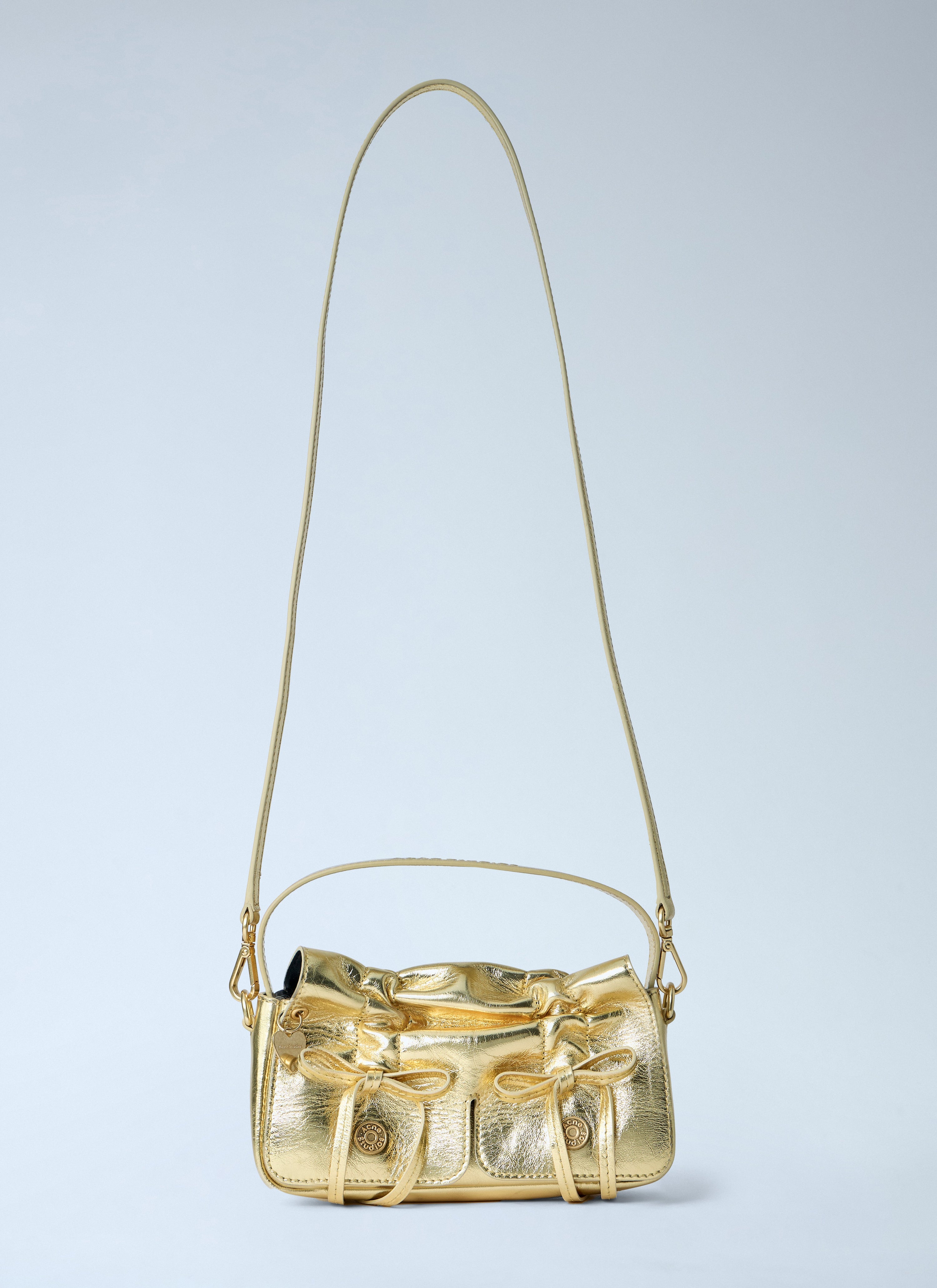Micro multipocket crossbody bag
