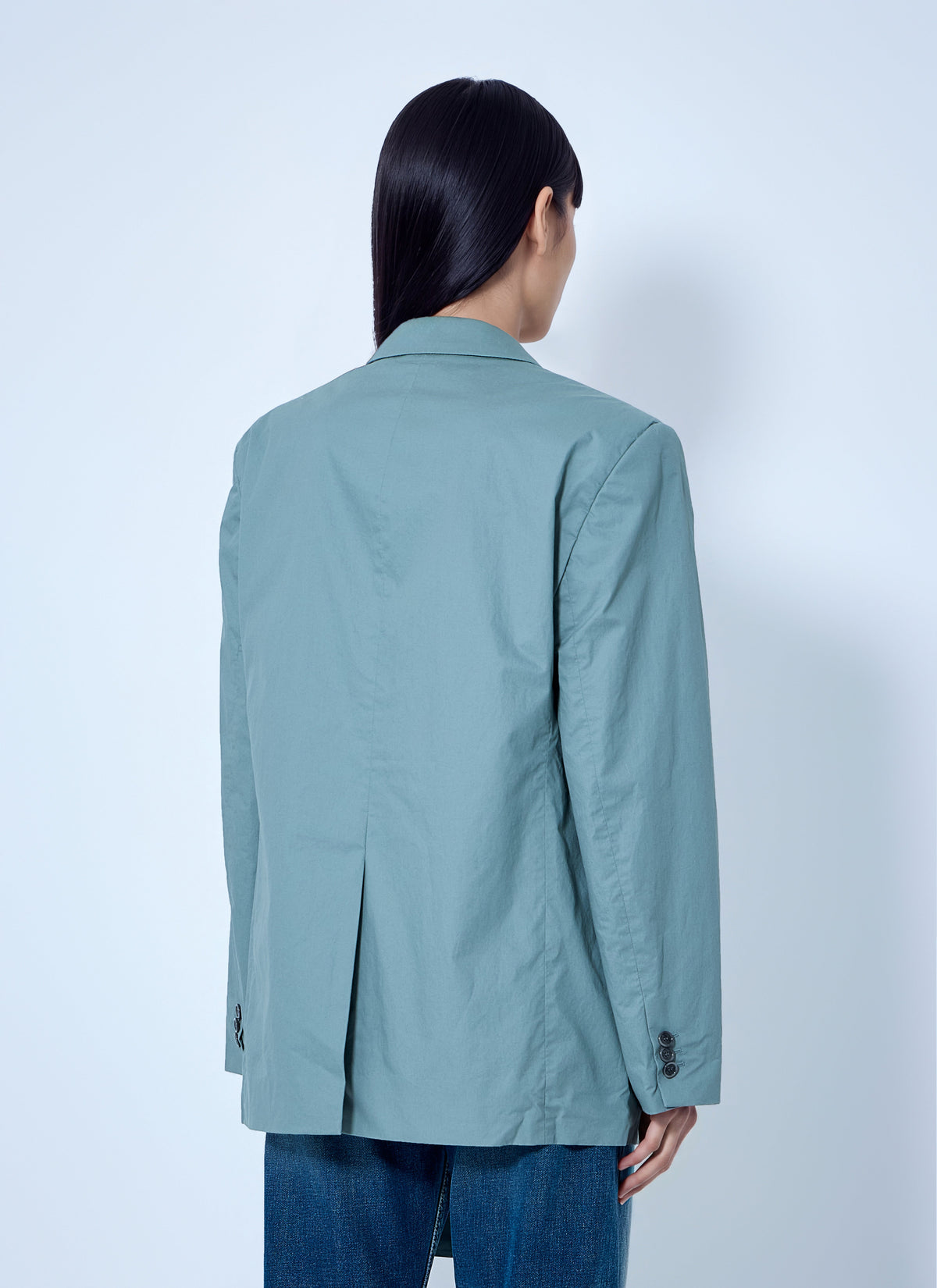 Suit jacket with scarf
