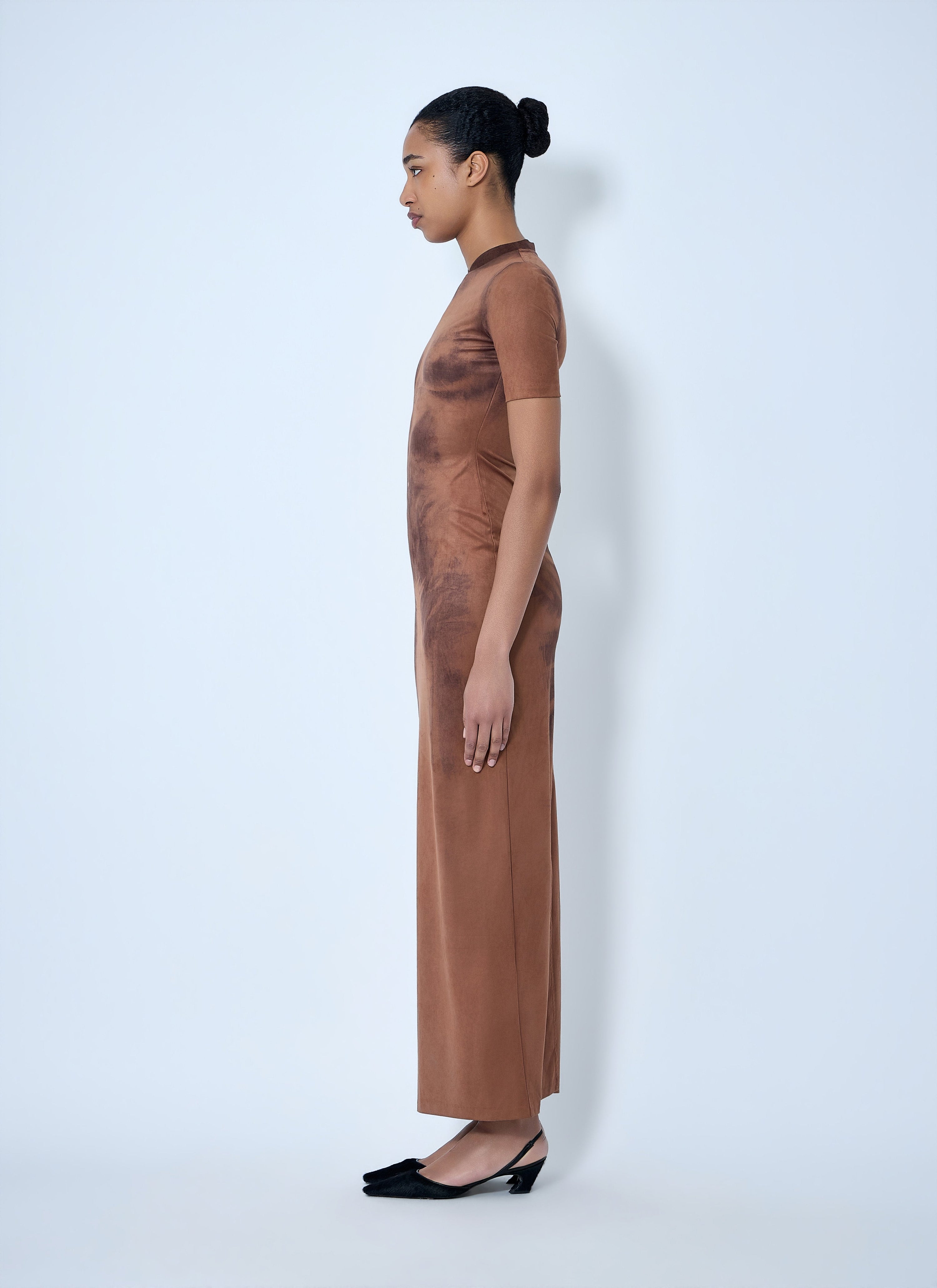 Short sleeve maxi dress