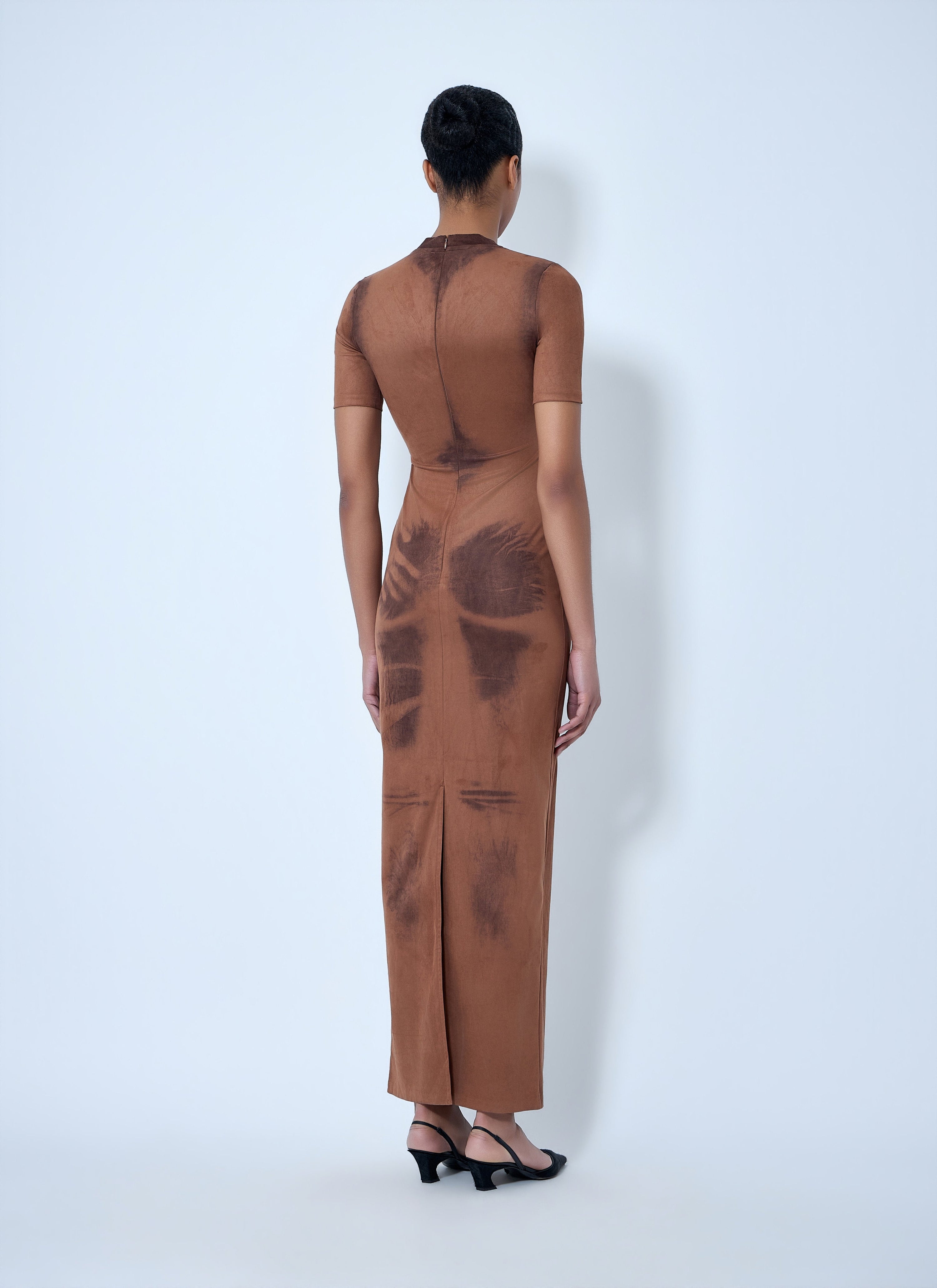 Short sleeve maxi dress