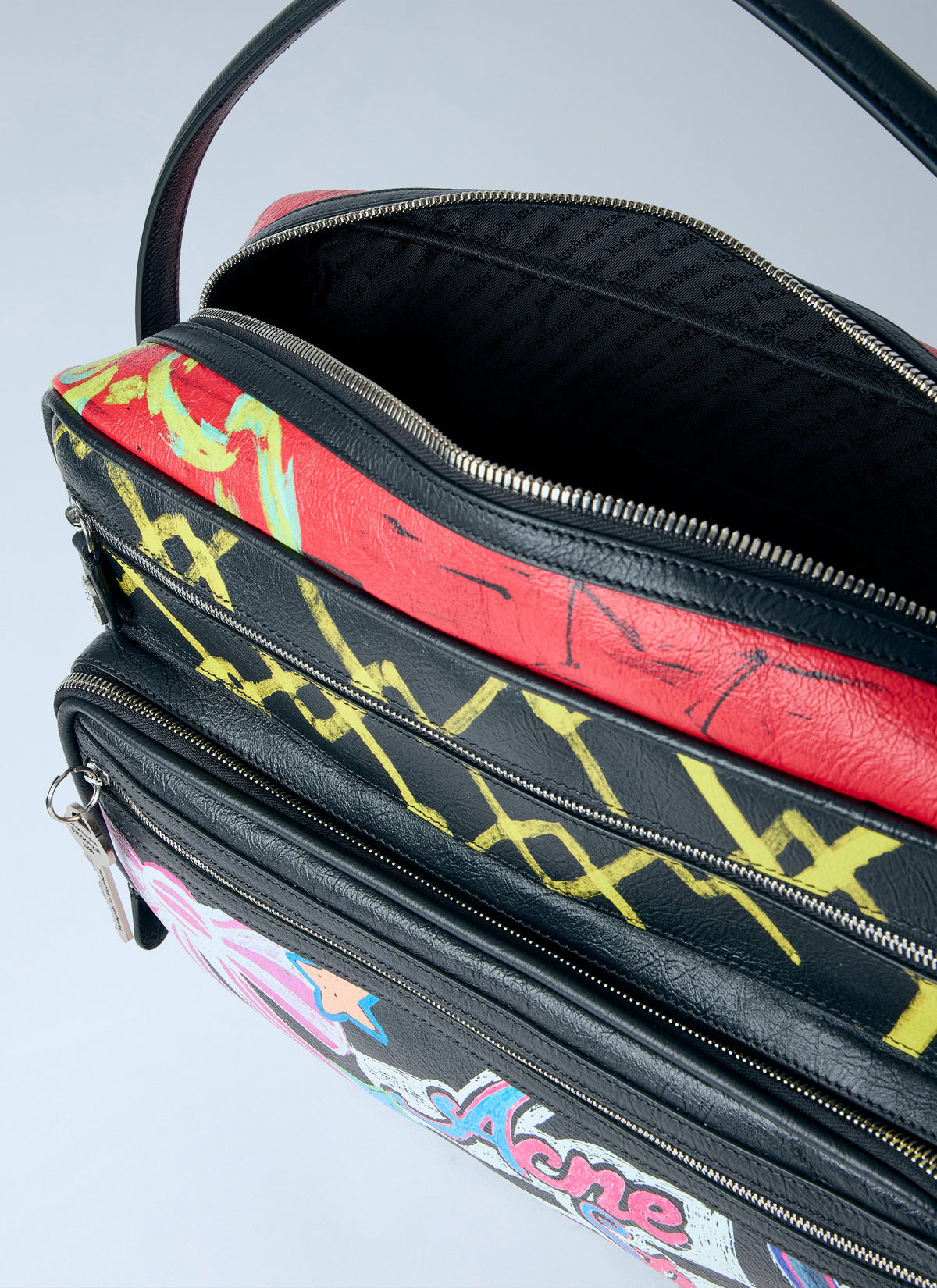 Camero camera punk printed shoulder bag