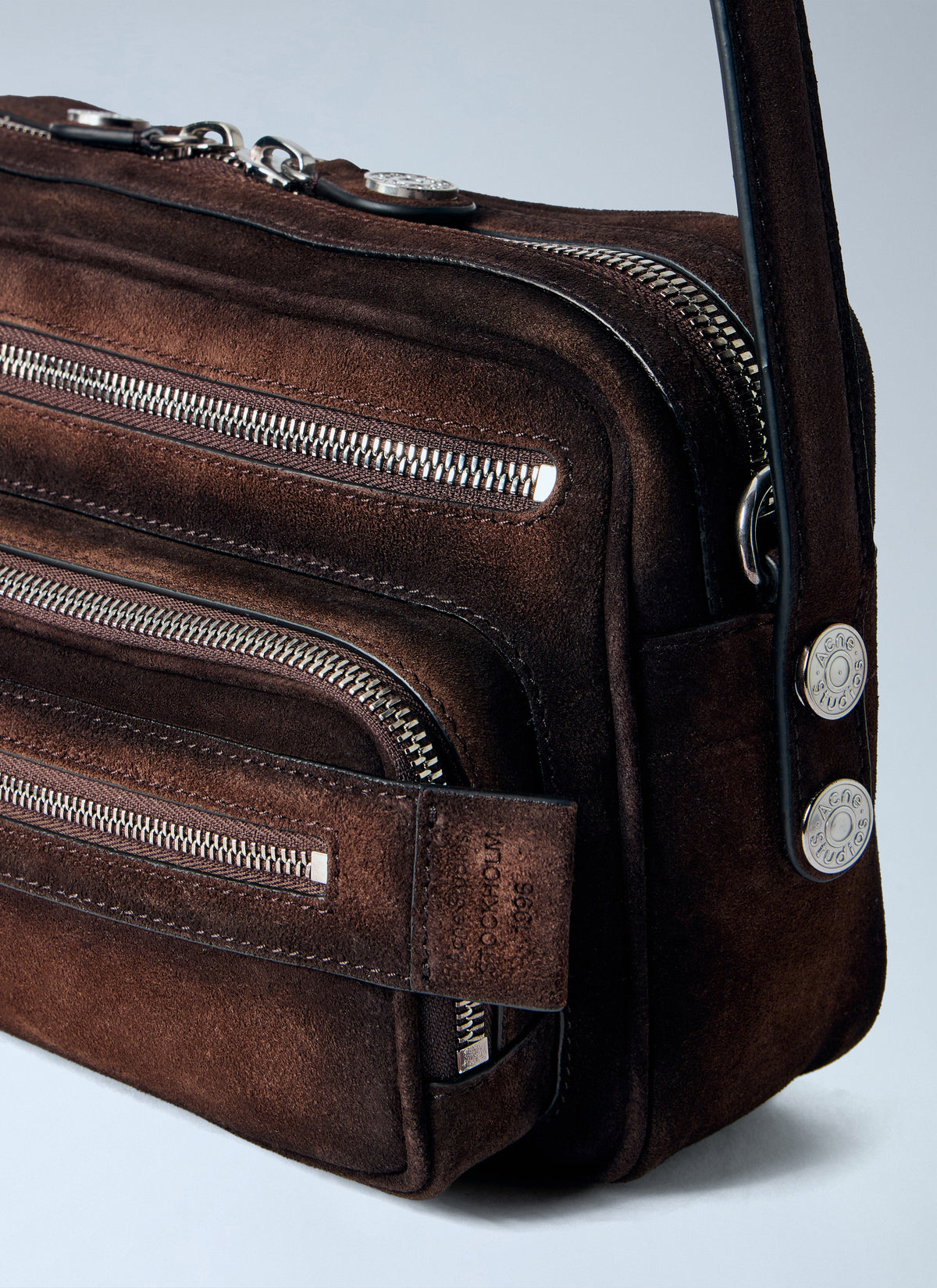 Camero party suede shoulder bag
