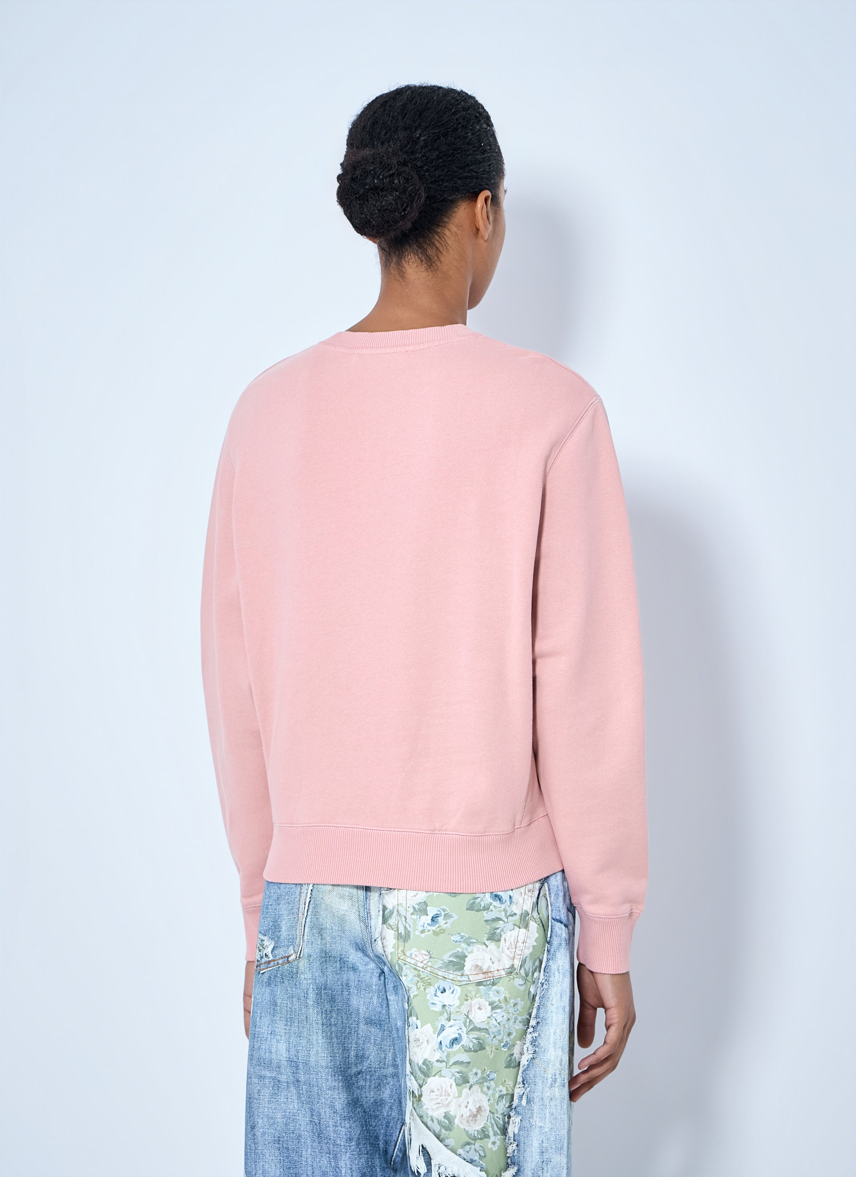 Fleece sweatshirt with logo