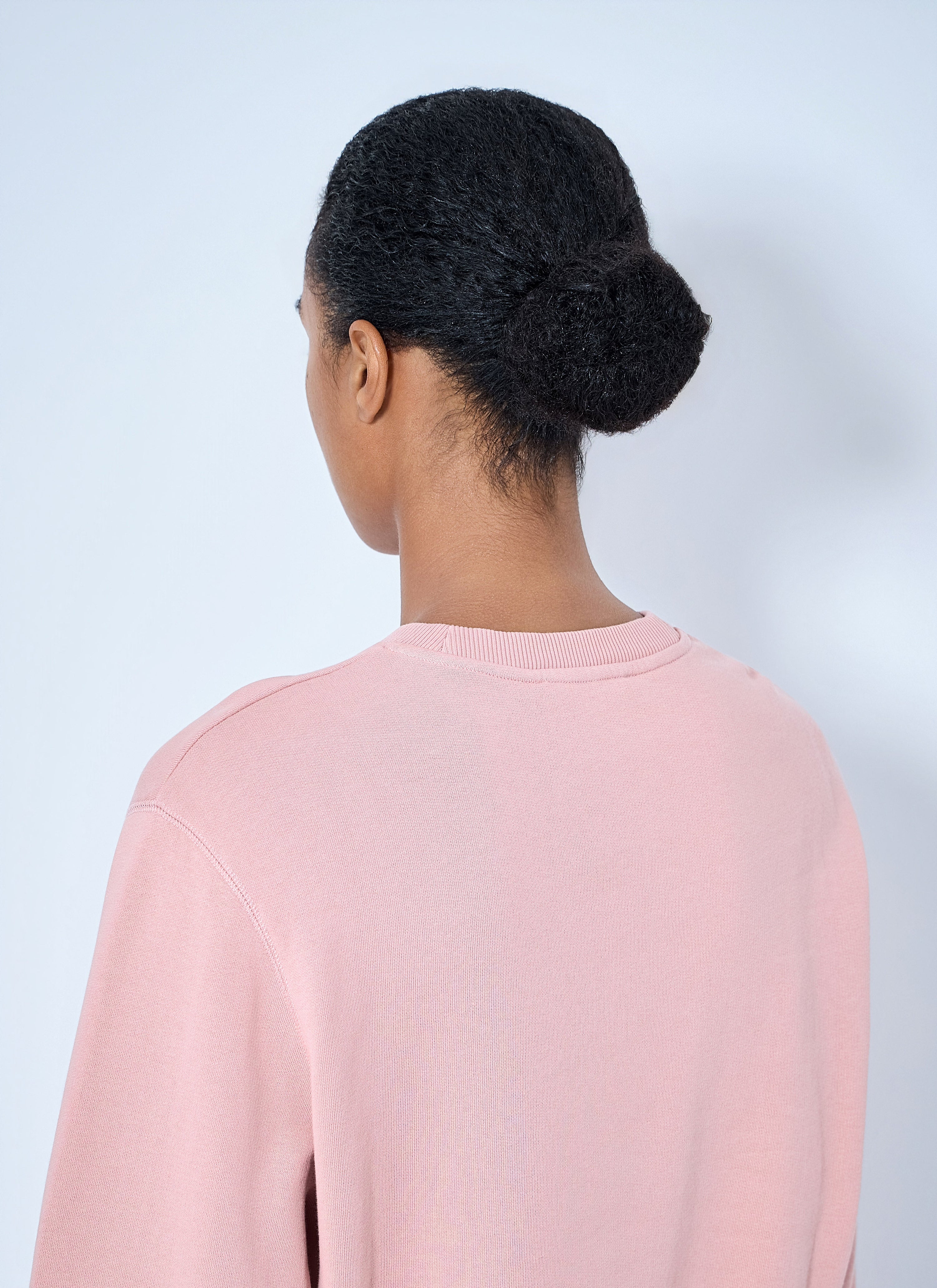 Fleece sweatshirt with logo