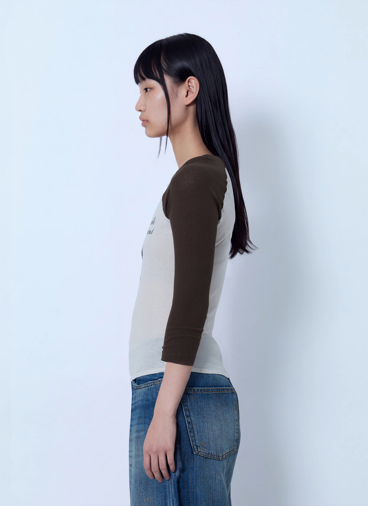 Raglan sleeve graphic t-shirt