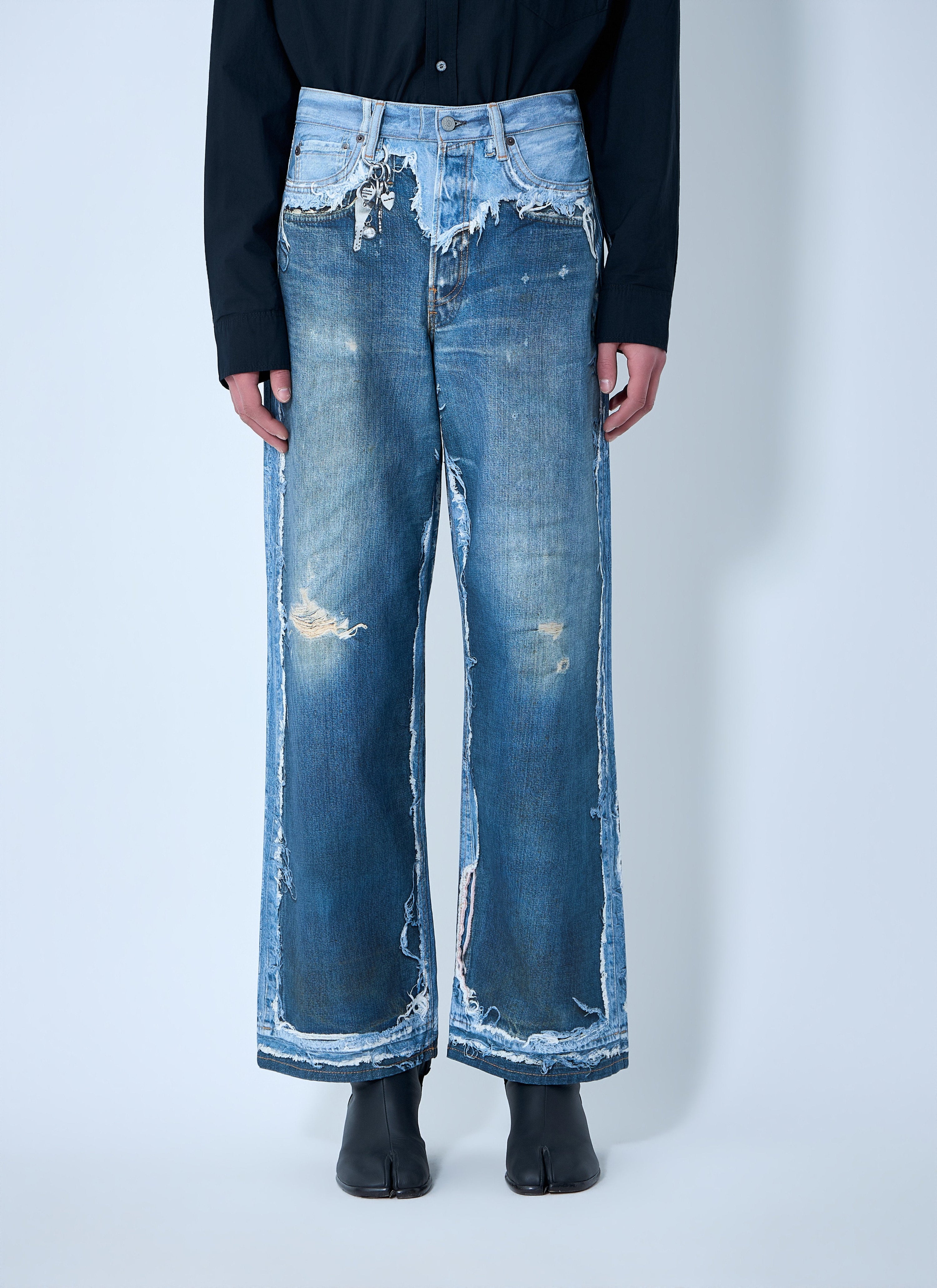 Trompe-l'oeil jeans