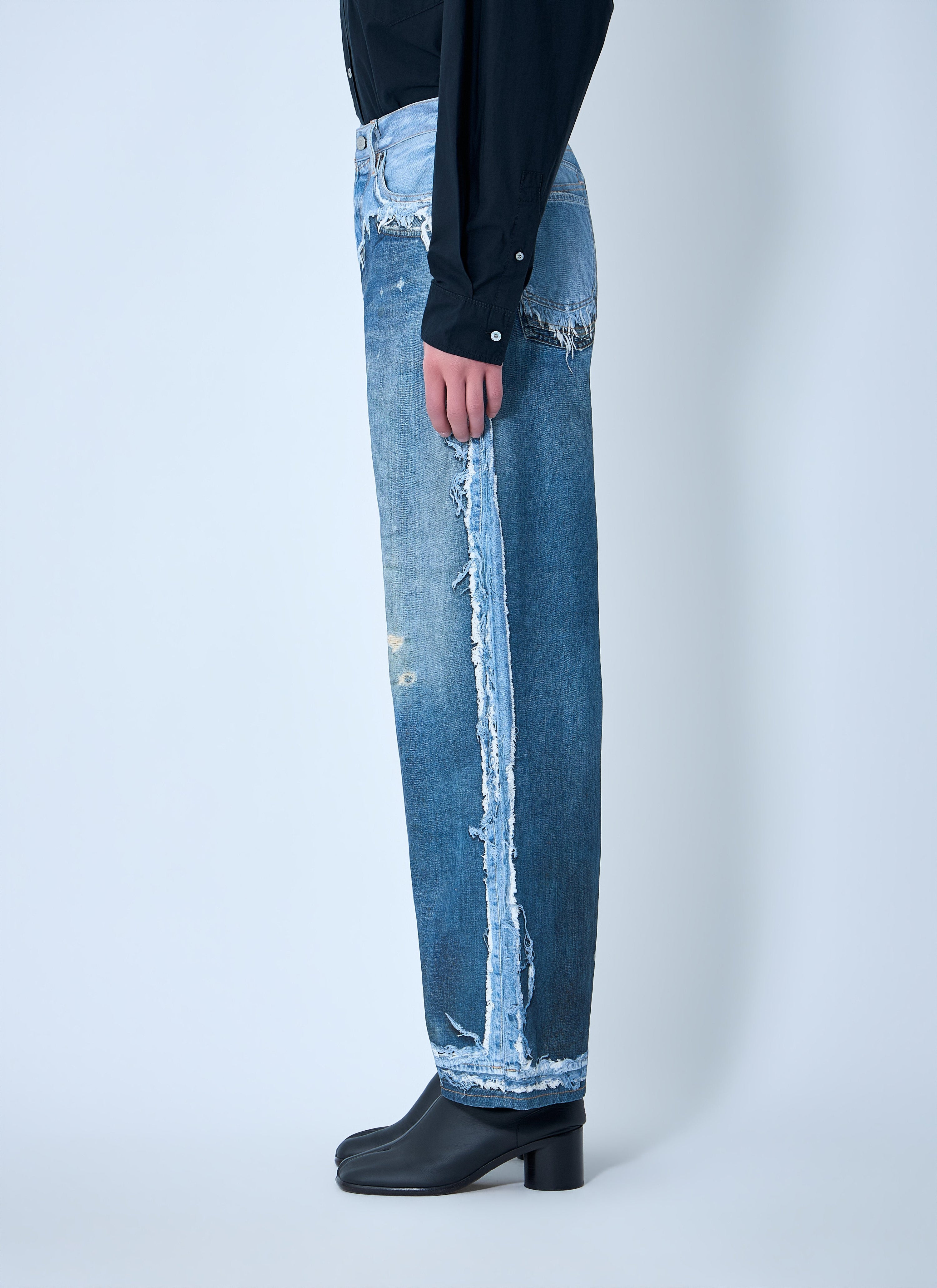 Trompe-l'oeil jeans