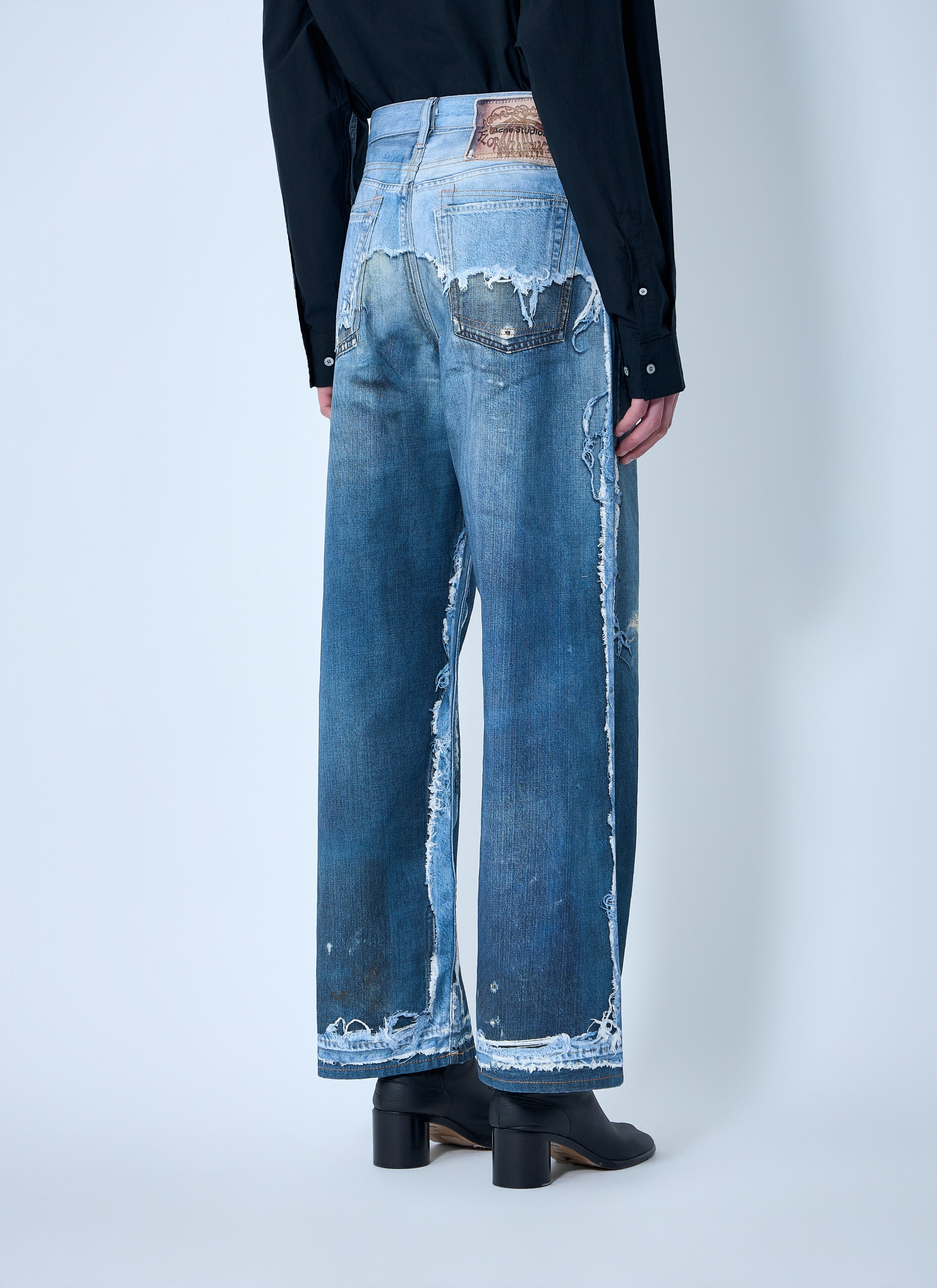 Trompe-l'oeil jeans