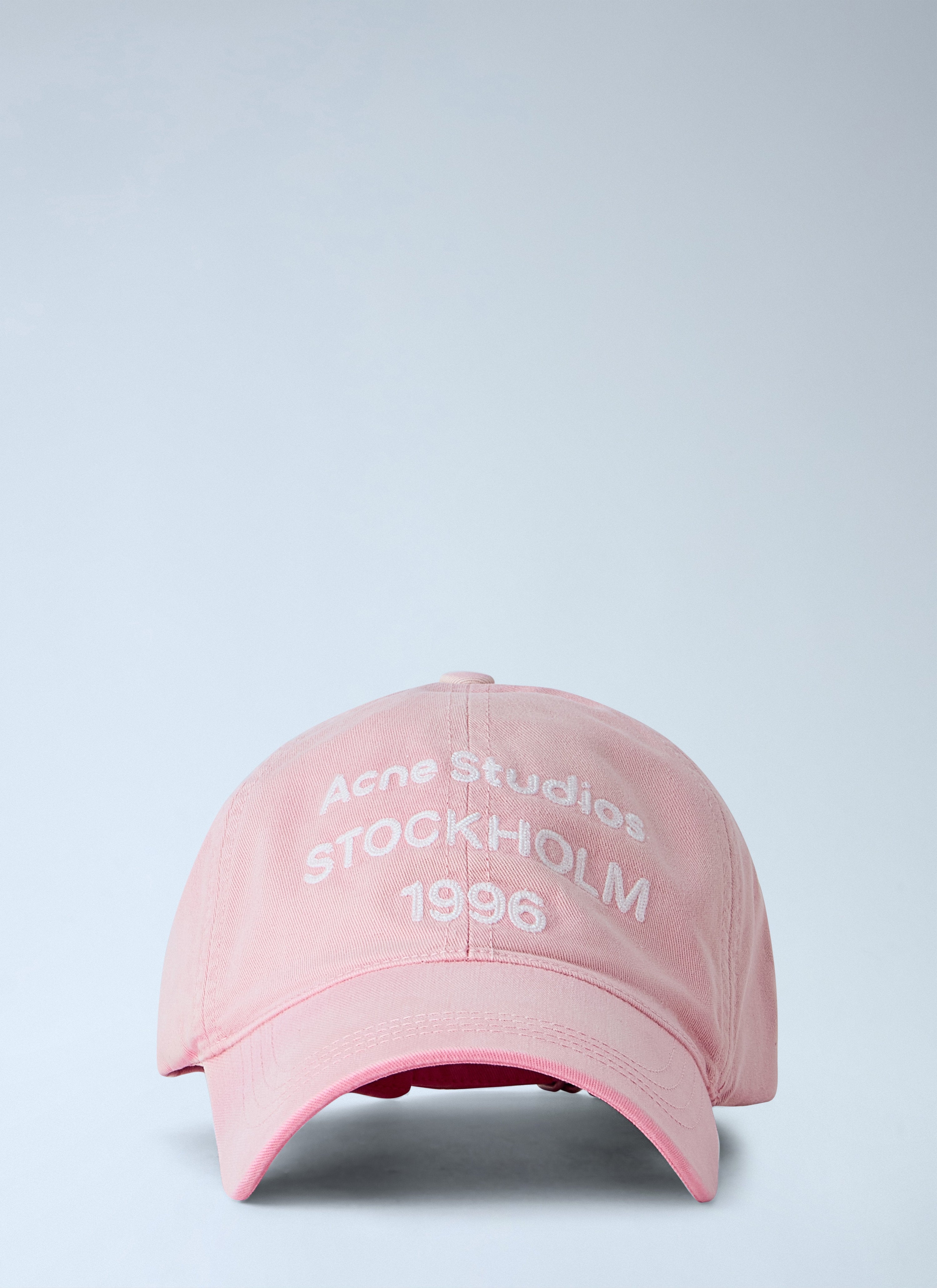 Washed logo cap
