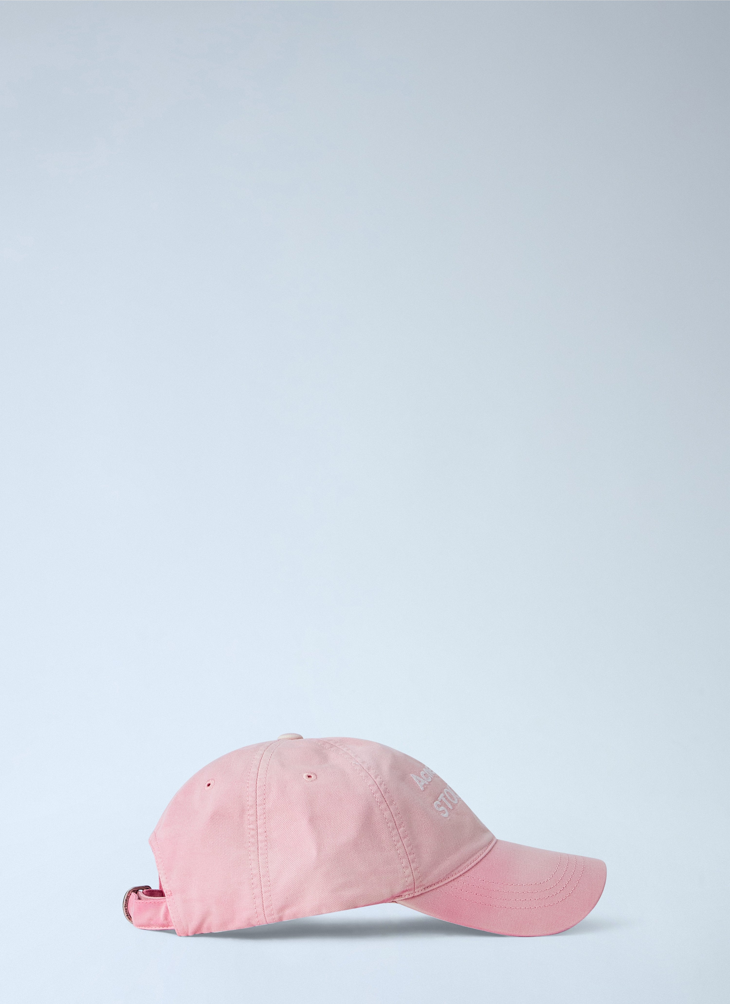 Washed logo cap