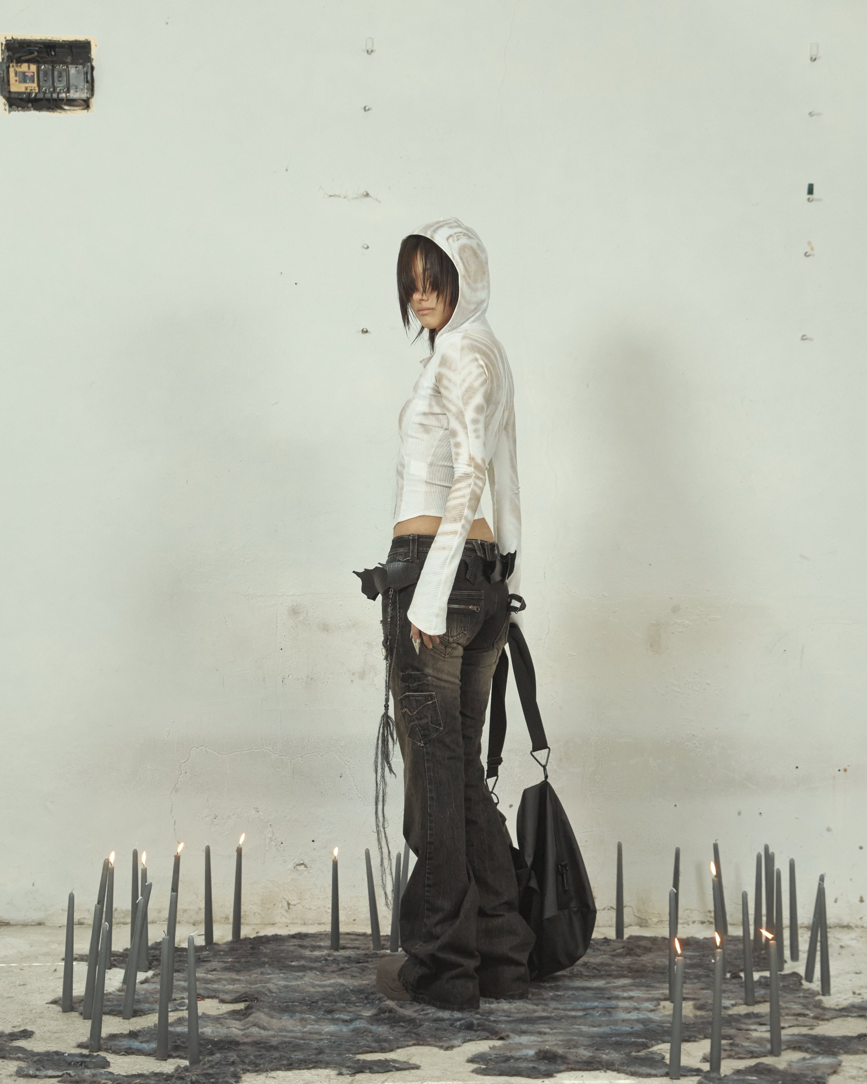 Scar boot cut pants