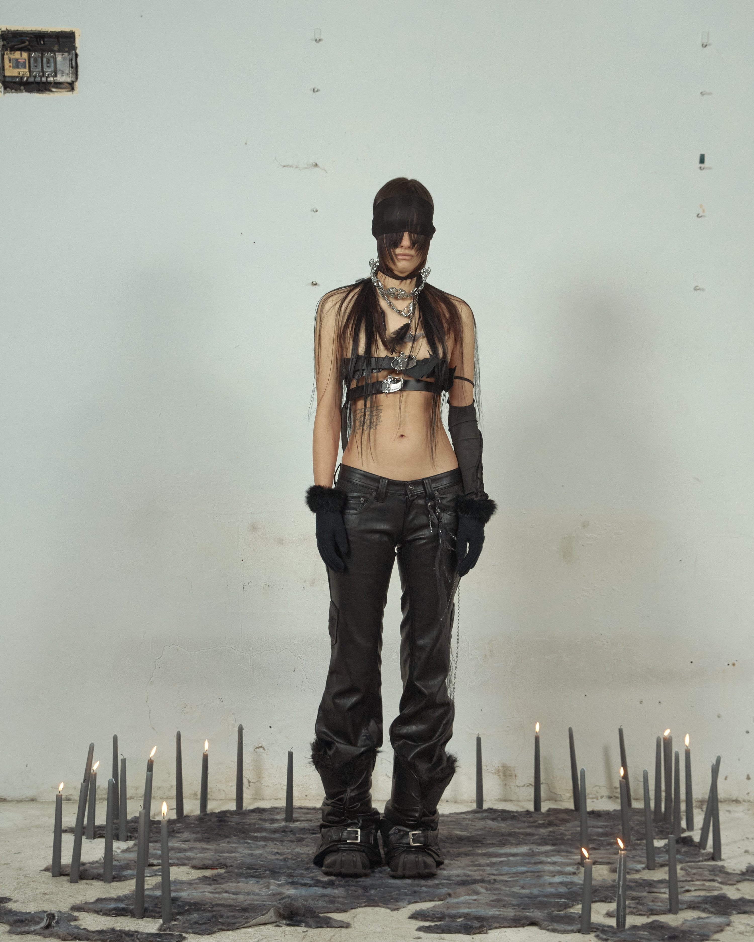 Scar boot cut pants