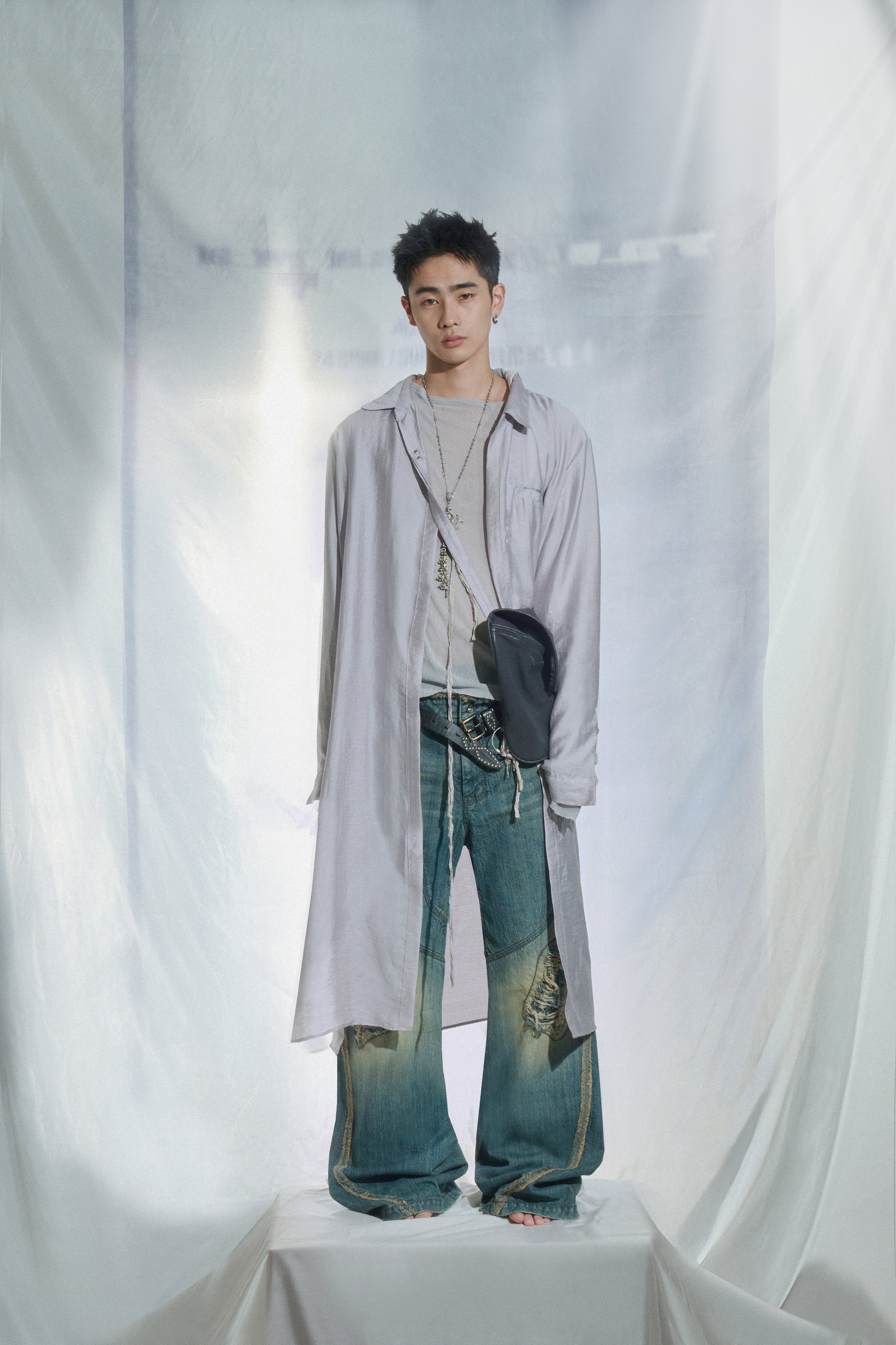 Foldable long shirt