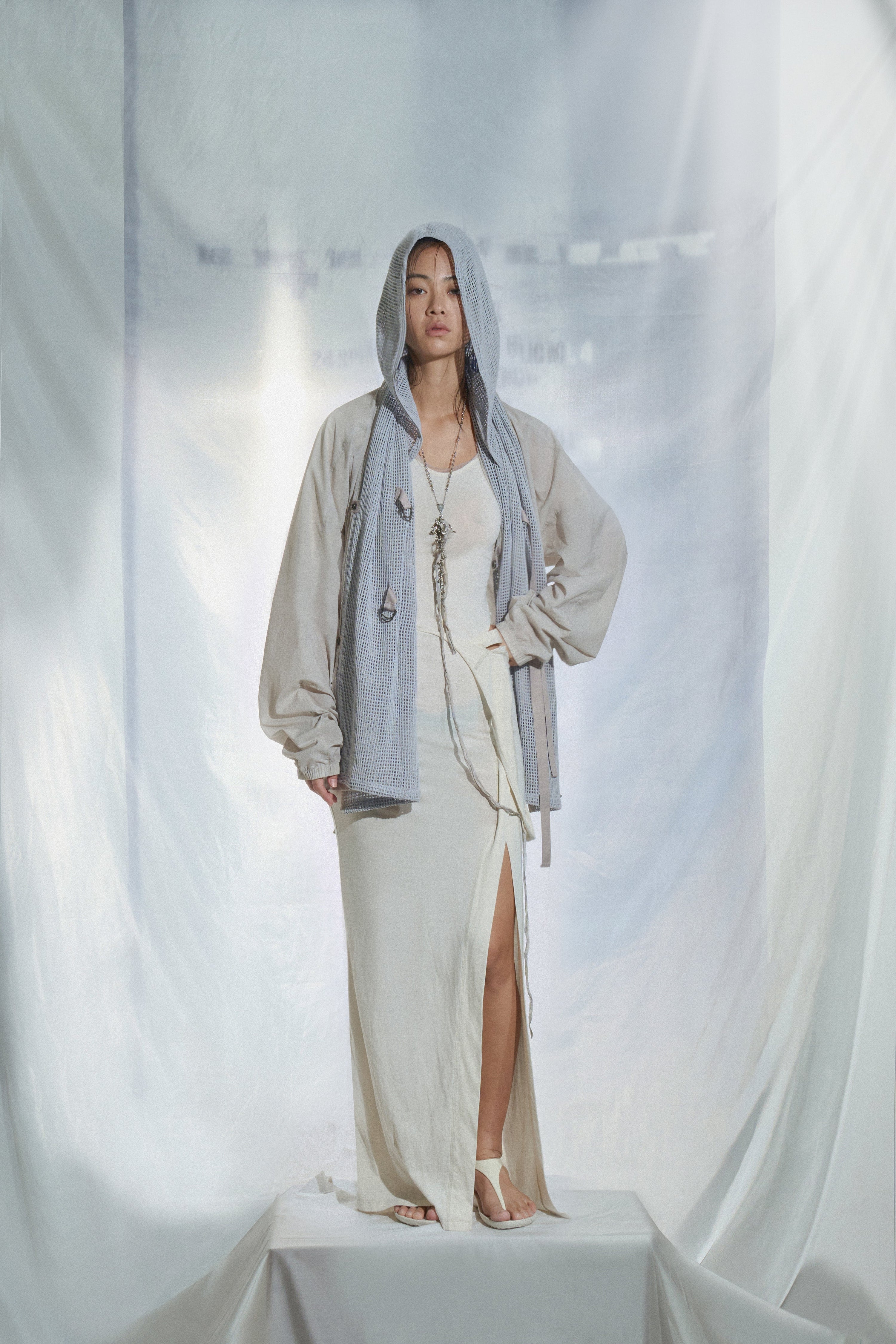 Convertible hooded windbreaker