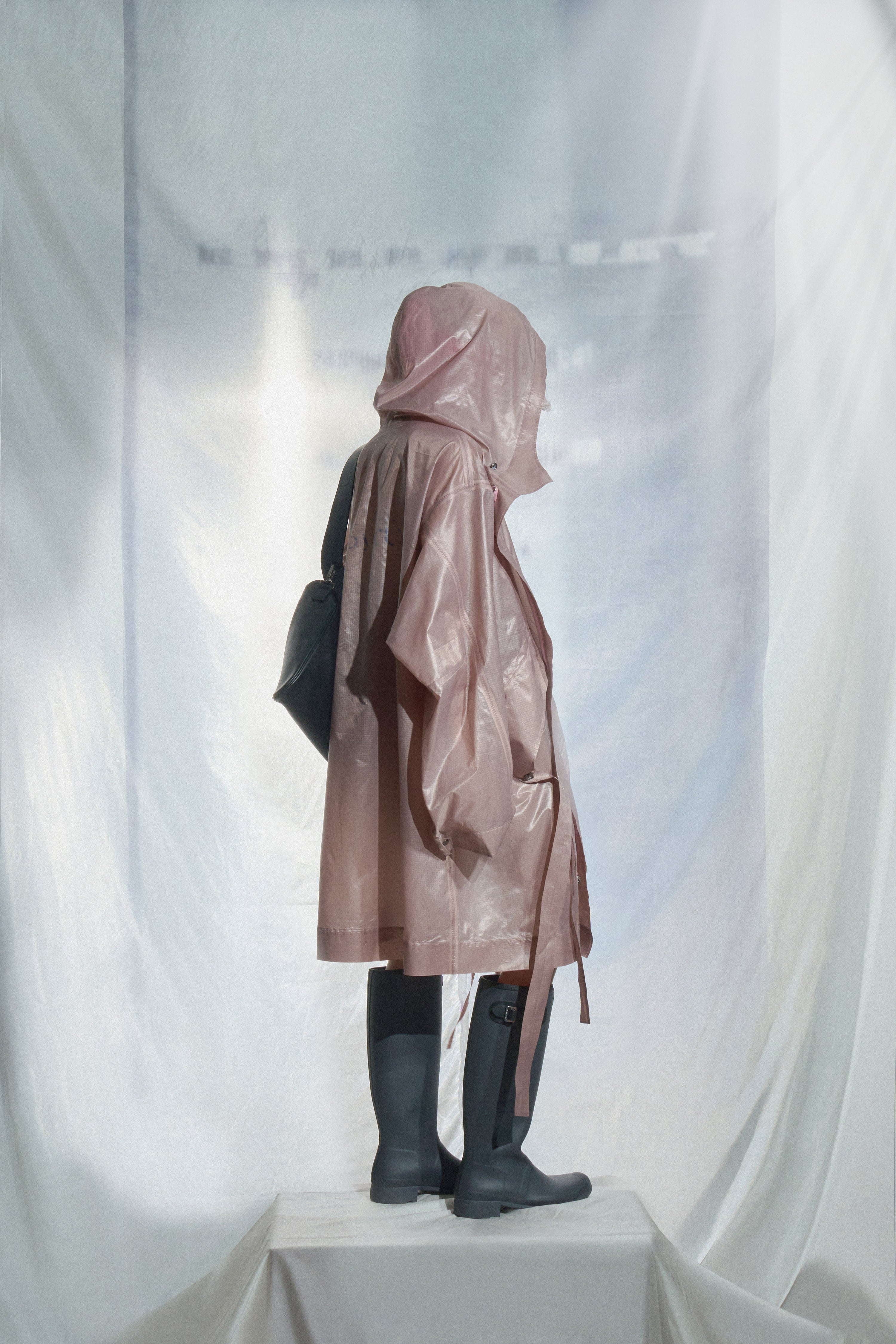 Logo rain coat