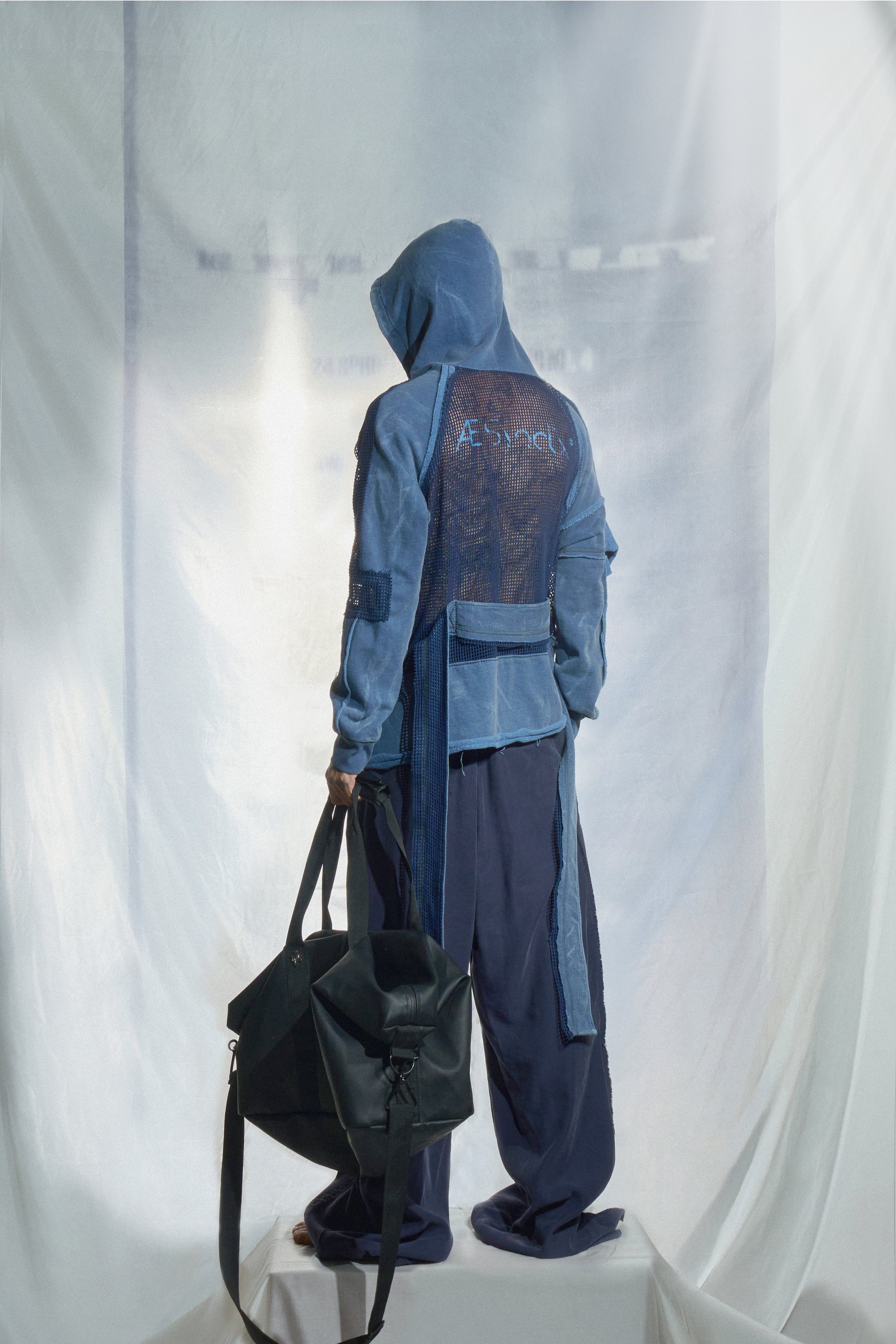 Half-net zip hoodie