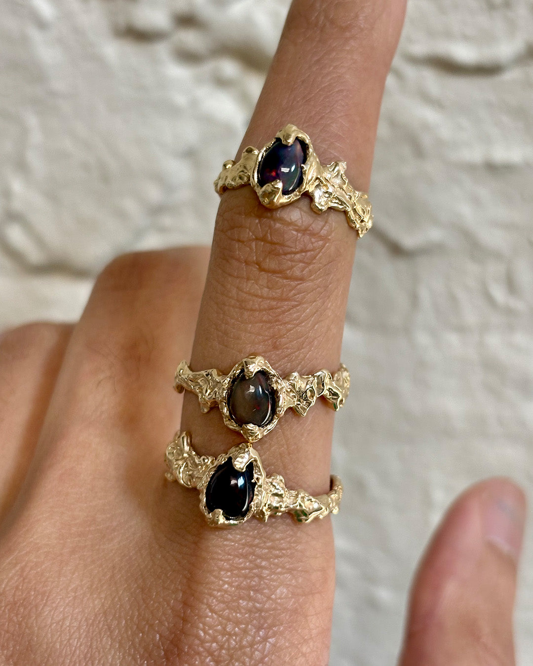 August ring - gold size j
