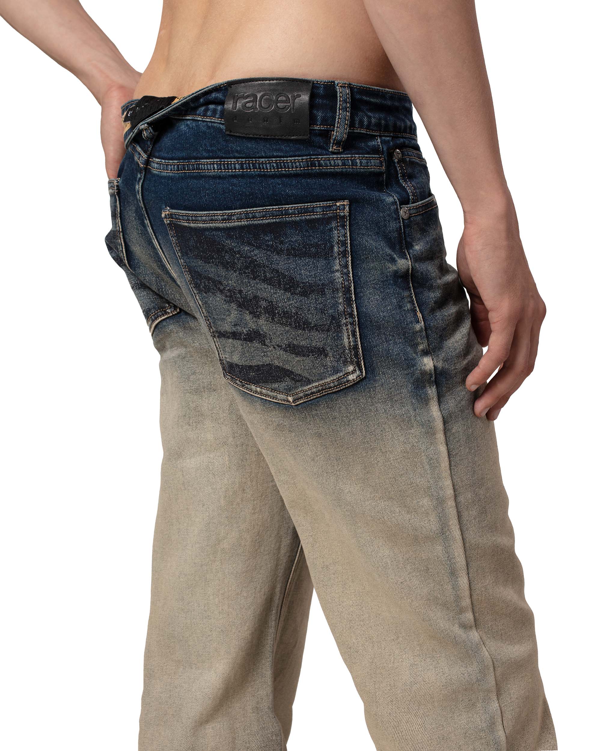 Bootcut fade denim