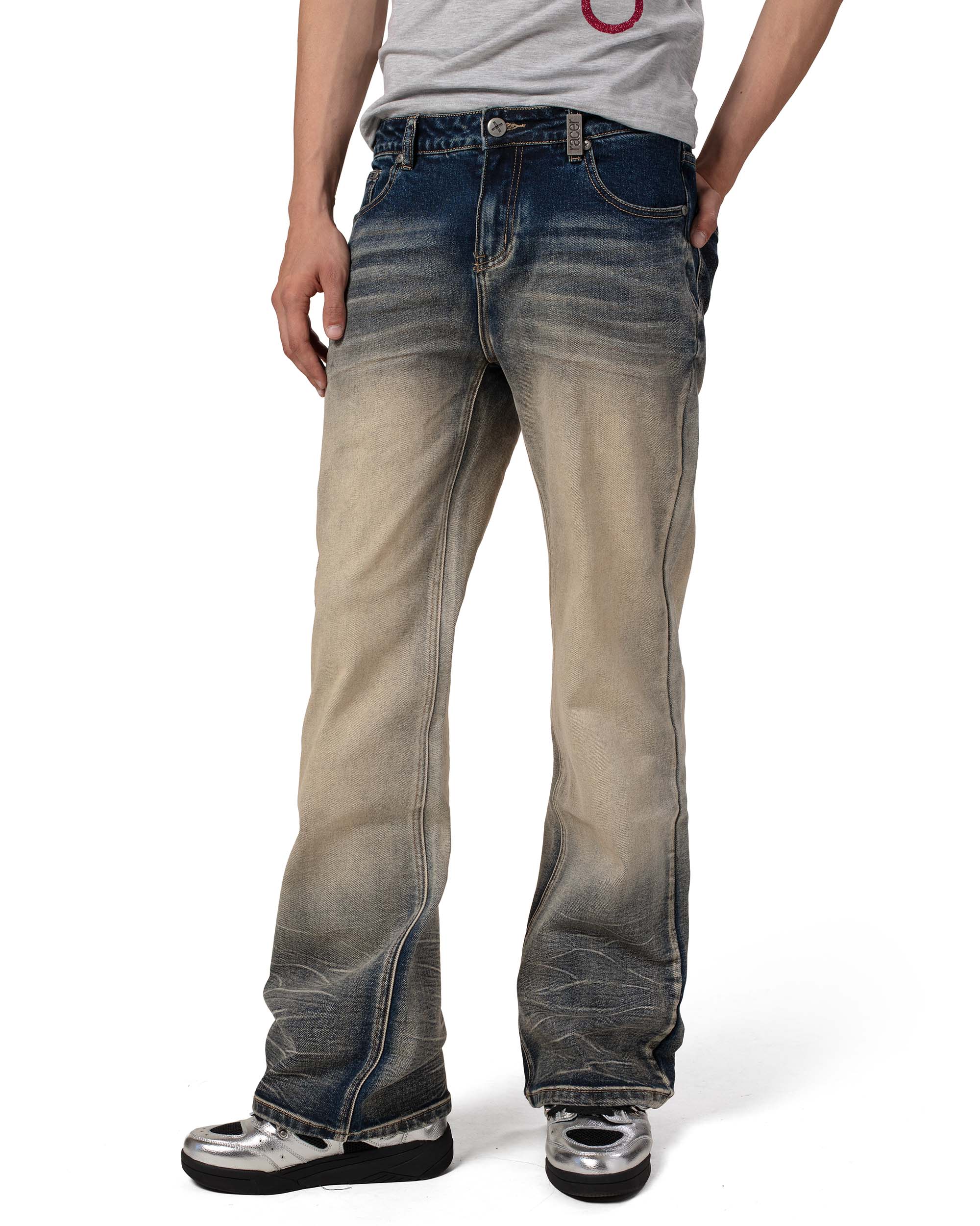Bootcut fade denim