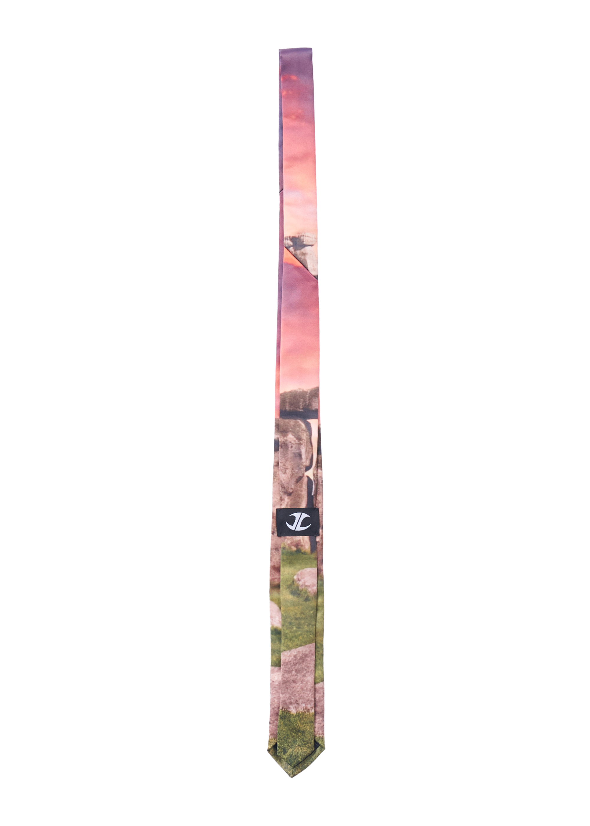Jl slim tie - stonehenge print