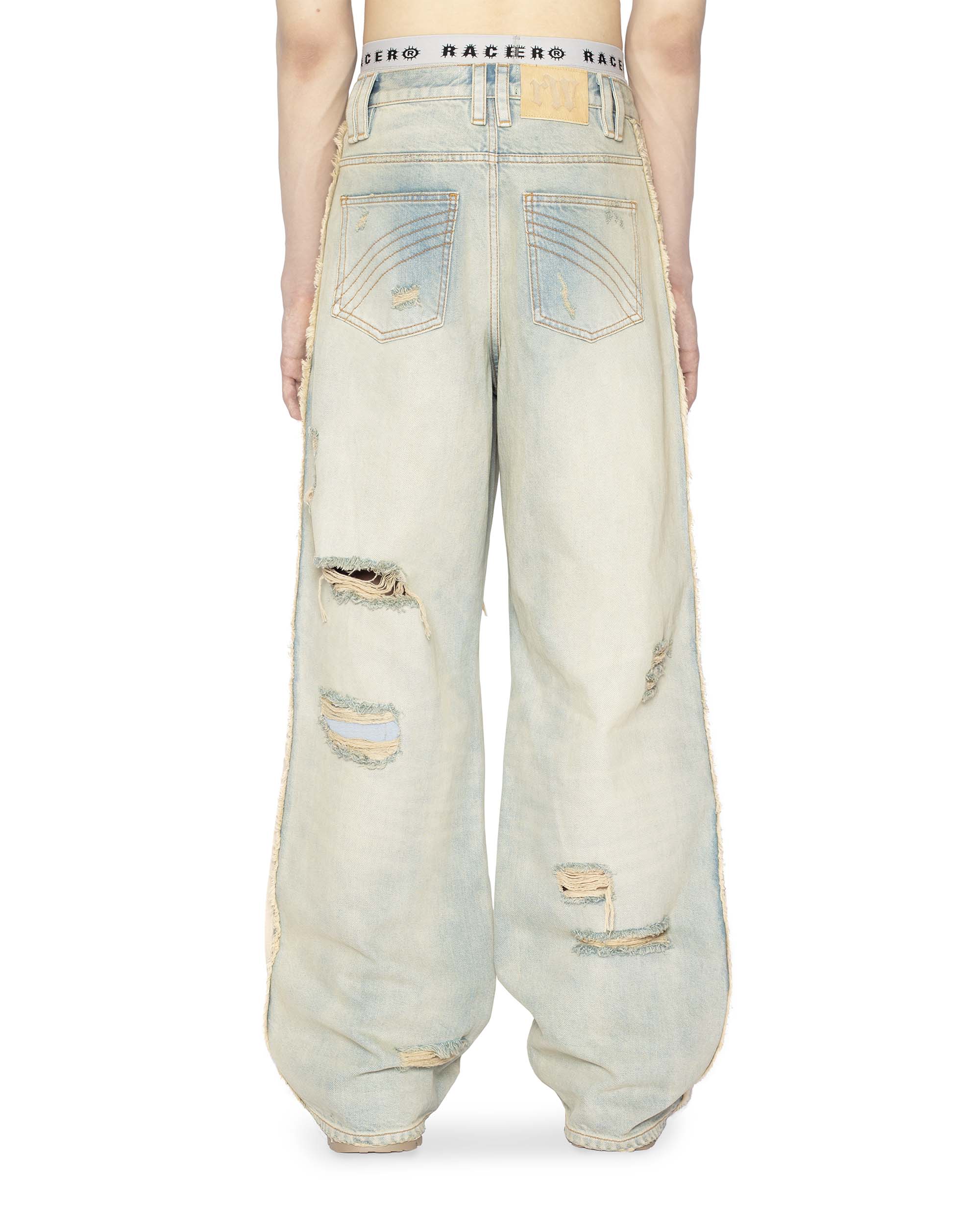 Light blue track jeans