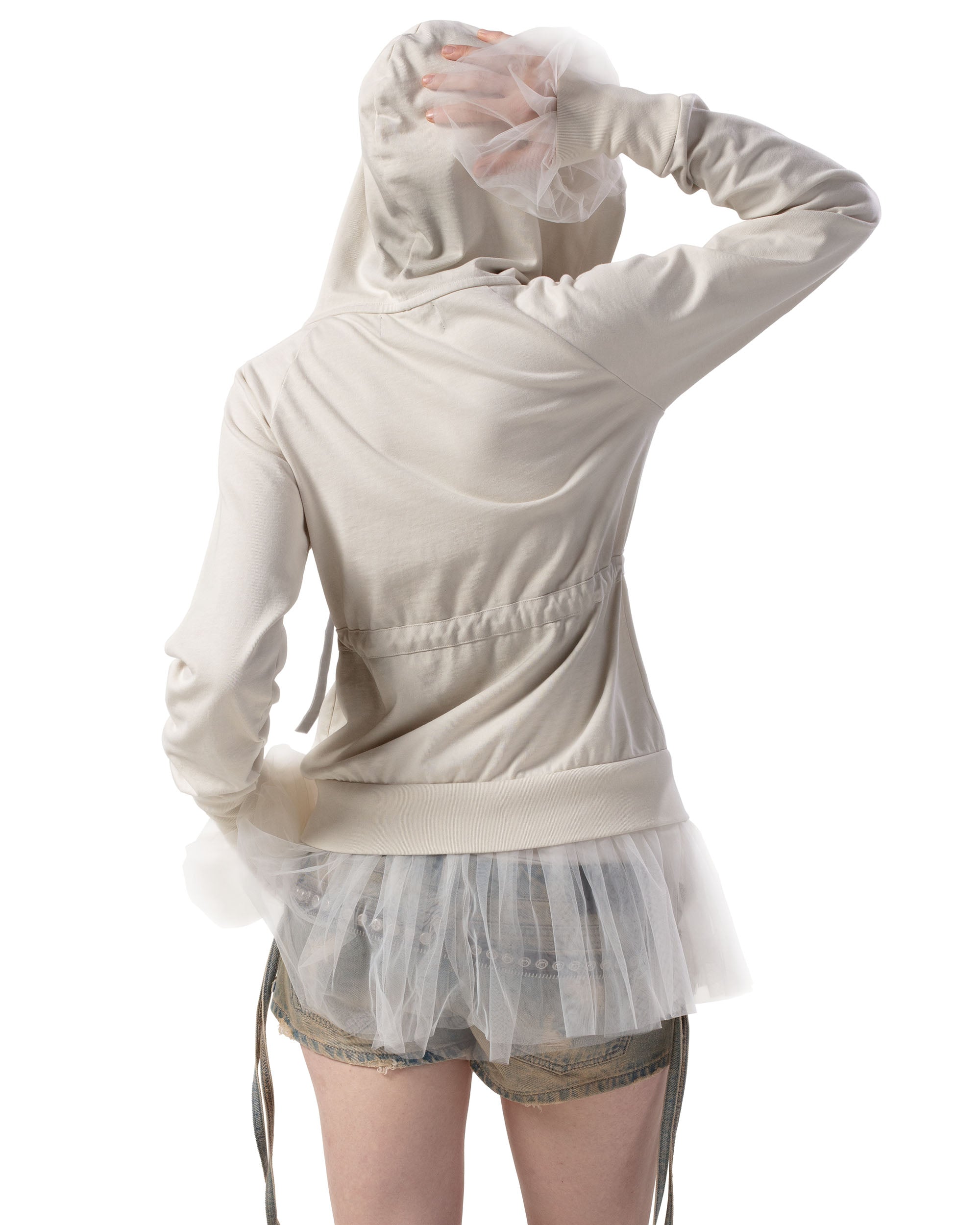 Frill hoodie