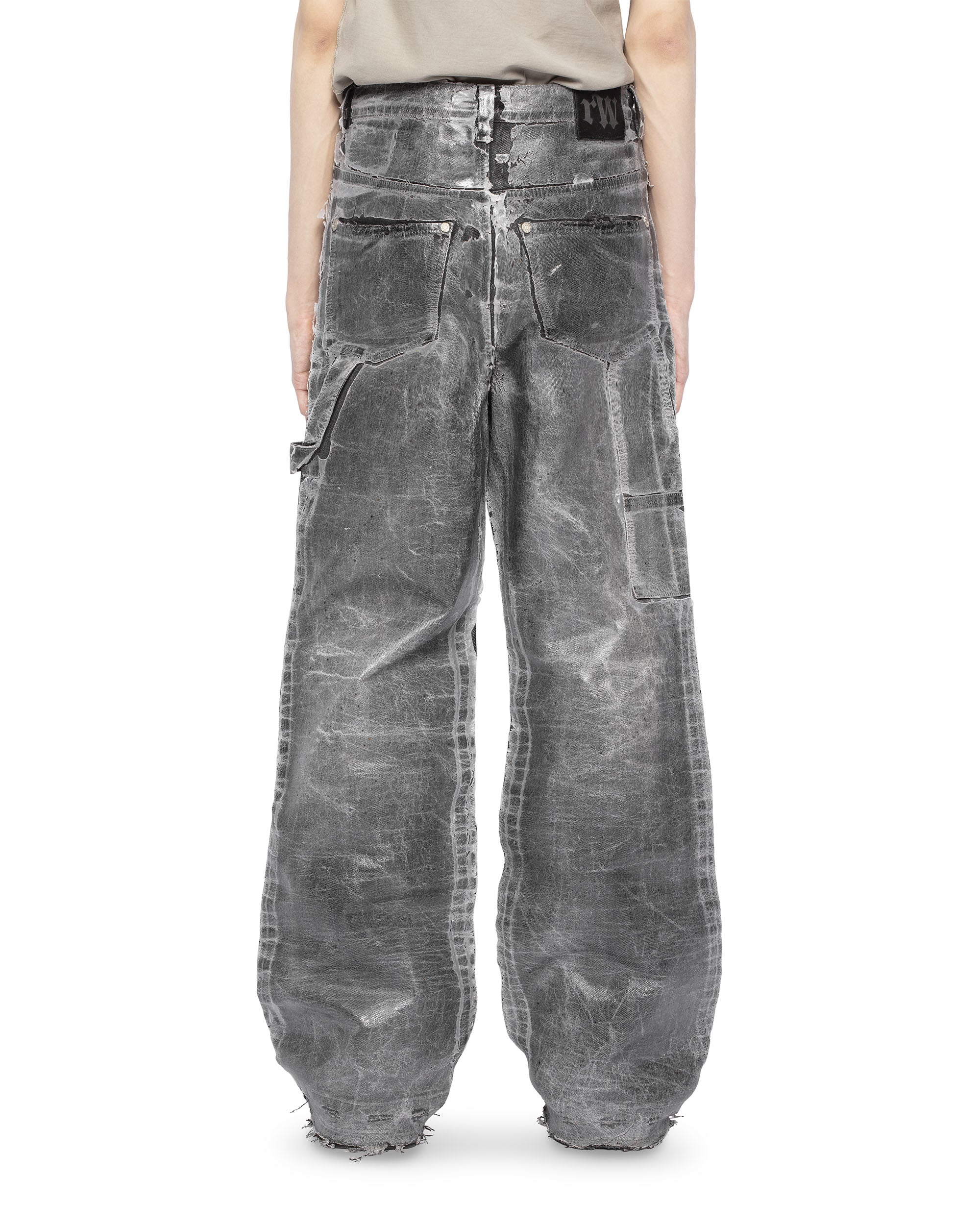 Heavy waxed jeans