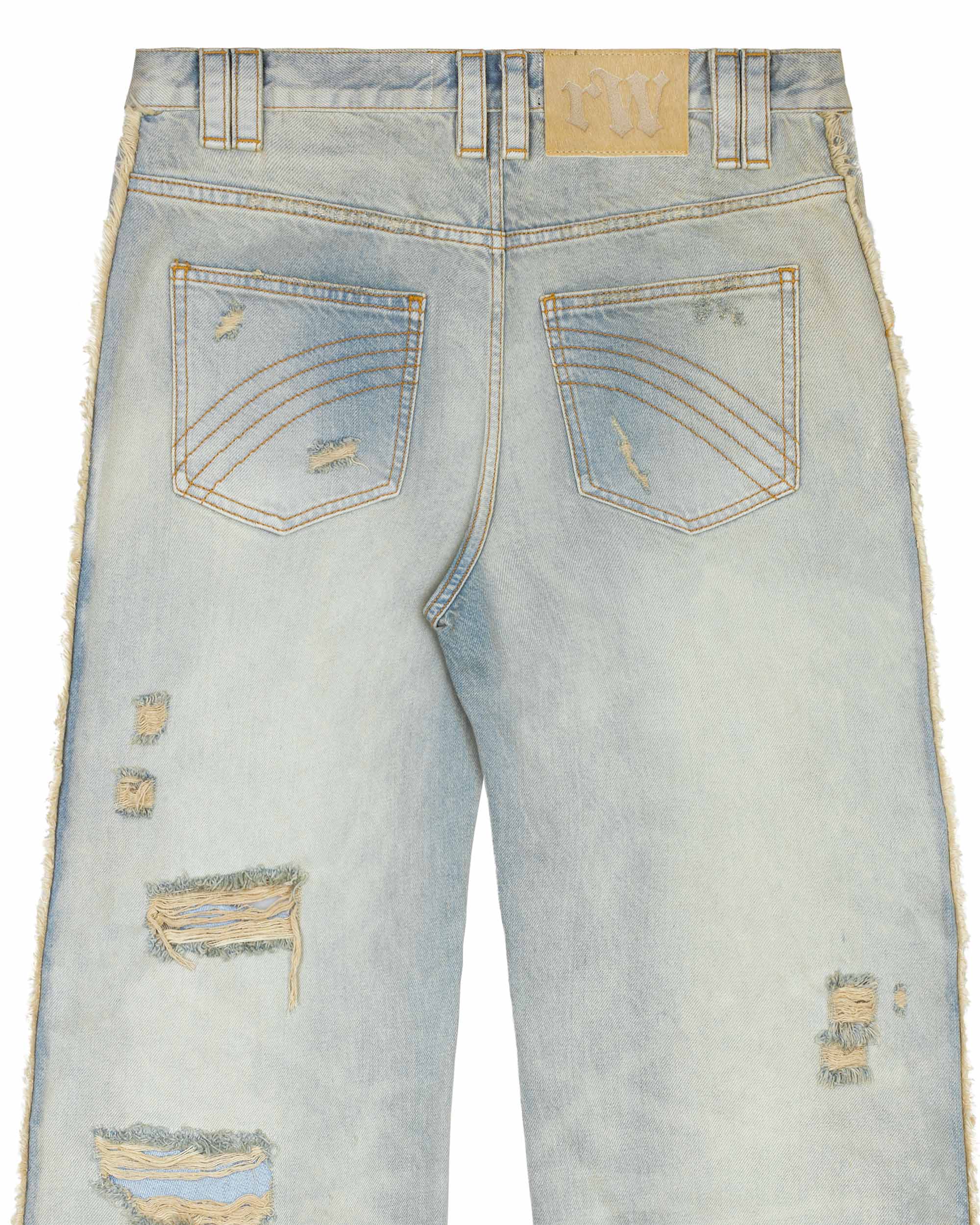 Light blue track jeans
