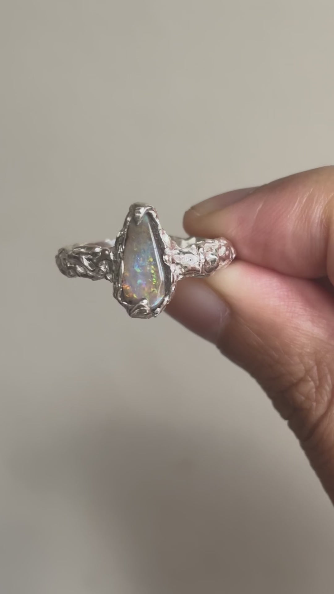 Itty bitty ring - silver/size u