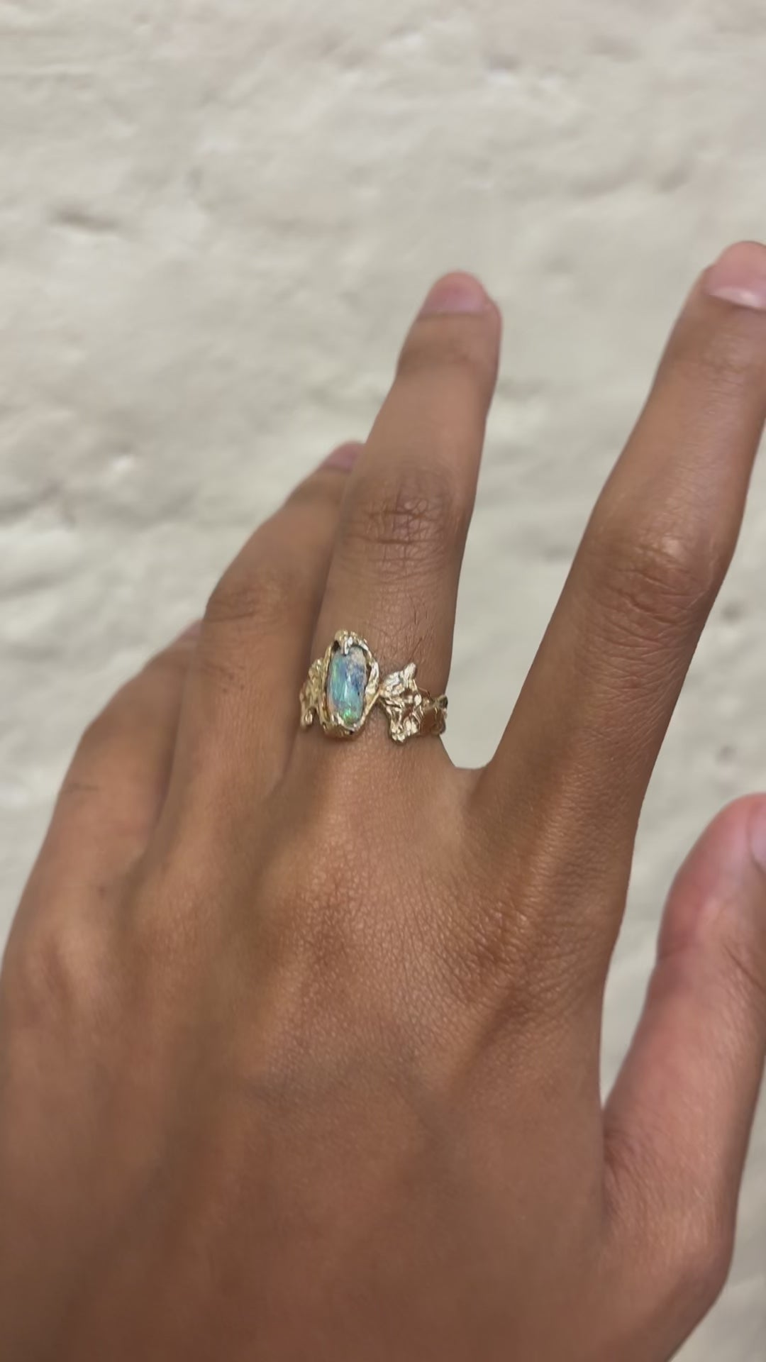 Serene ring - gold size k