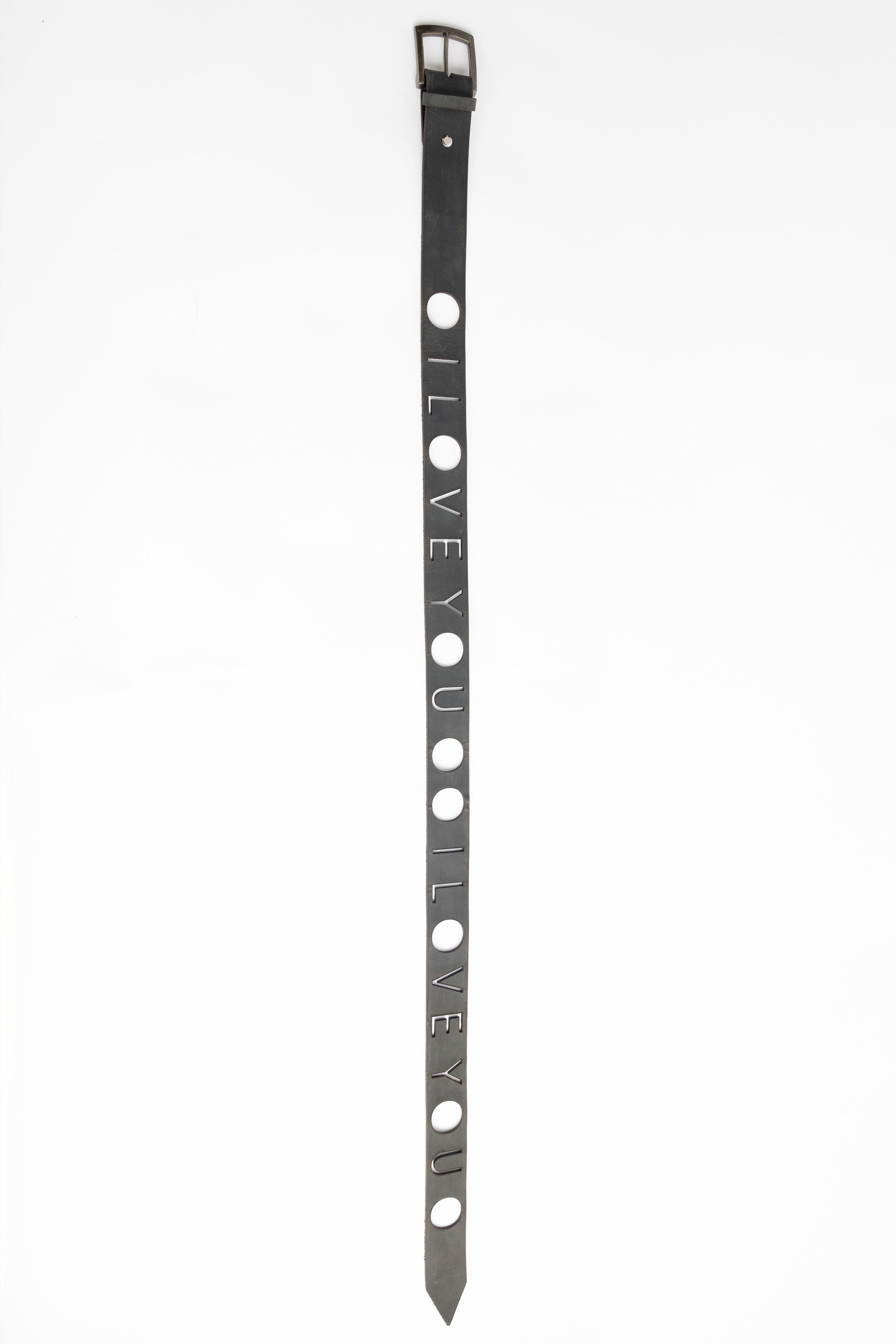 'i love you' belt