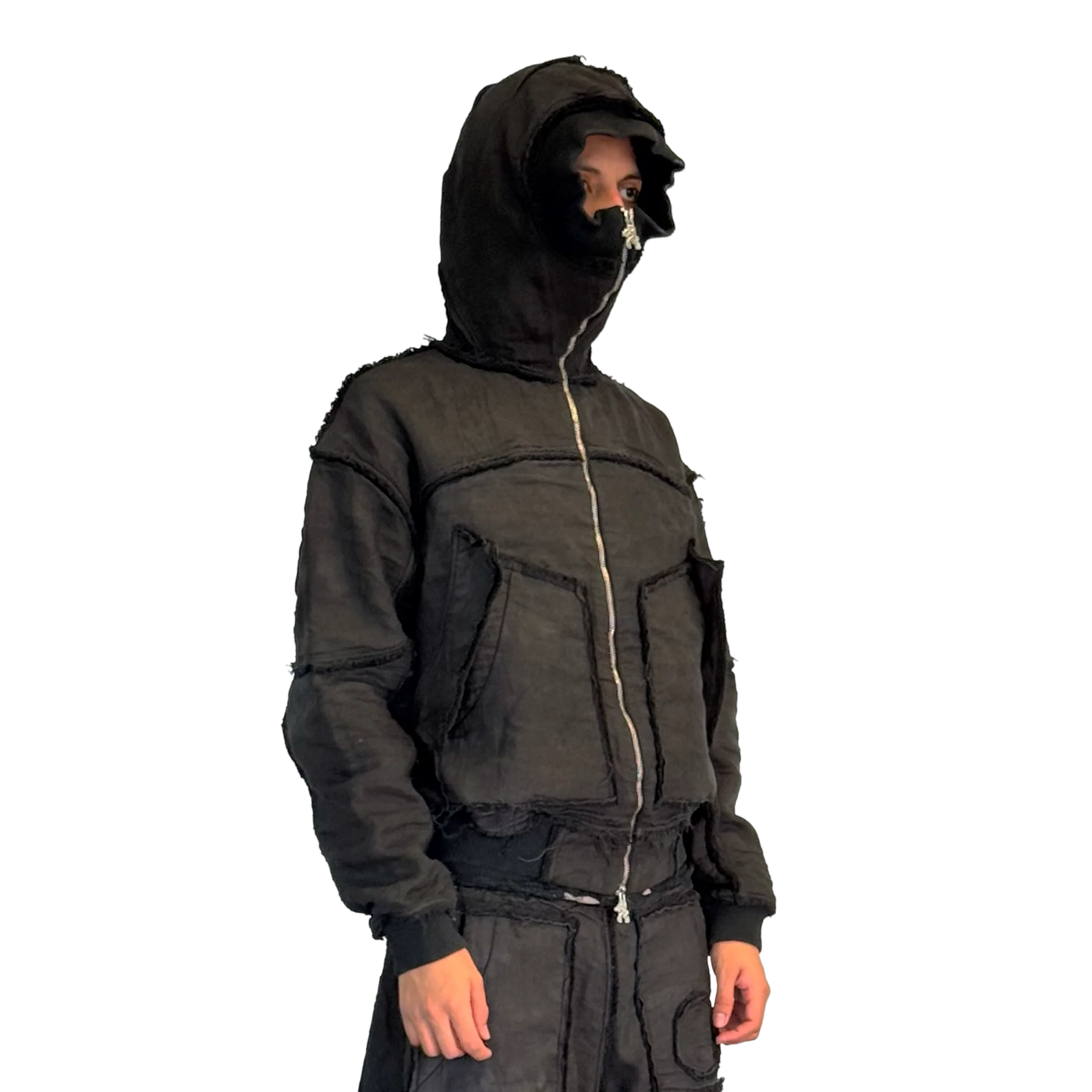 Mourning army hoodie - black