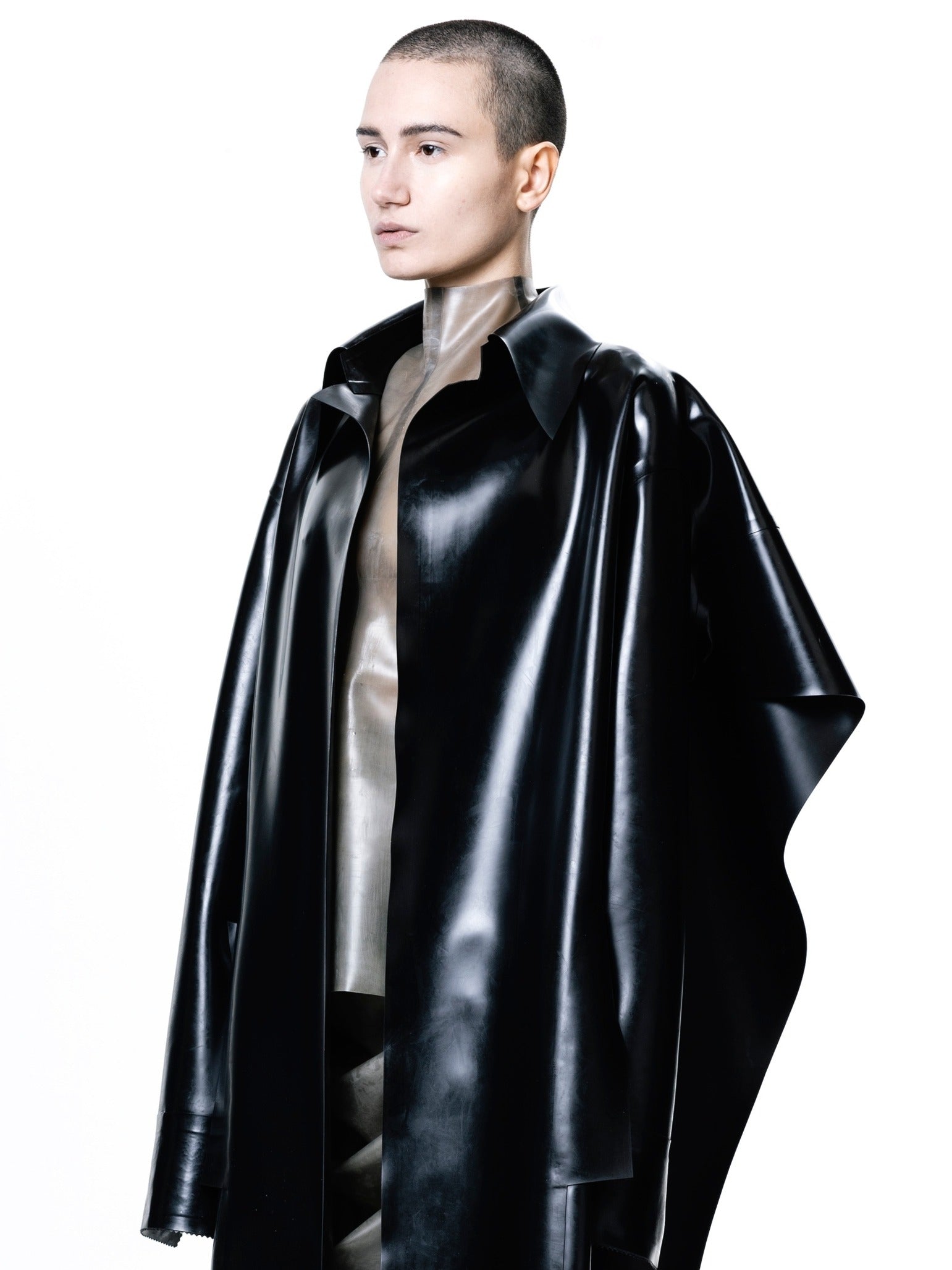 Black cape coat | unisex | harri exclusive
