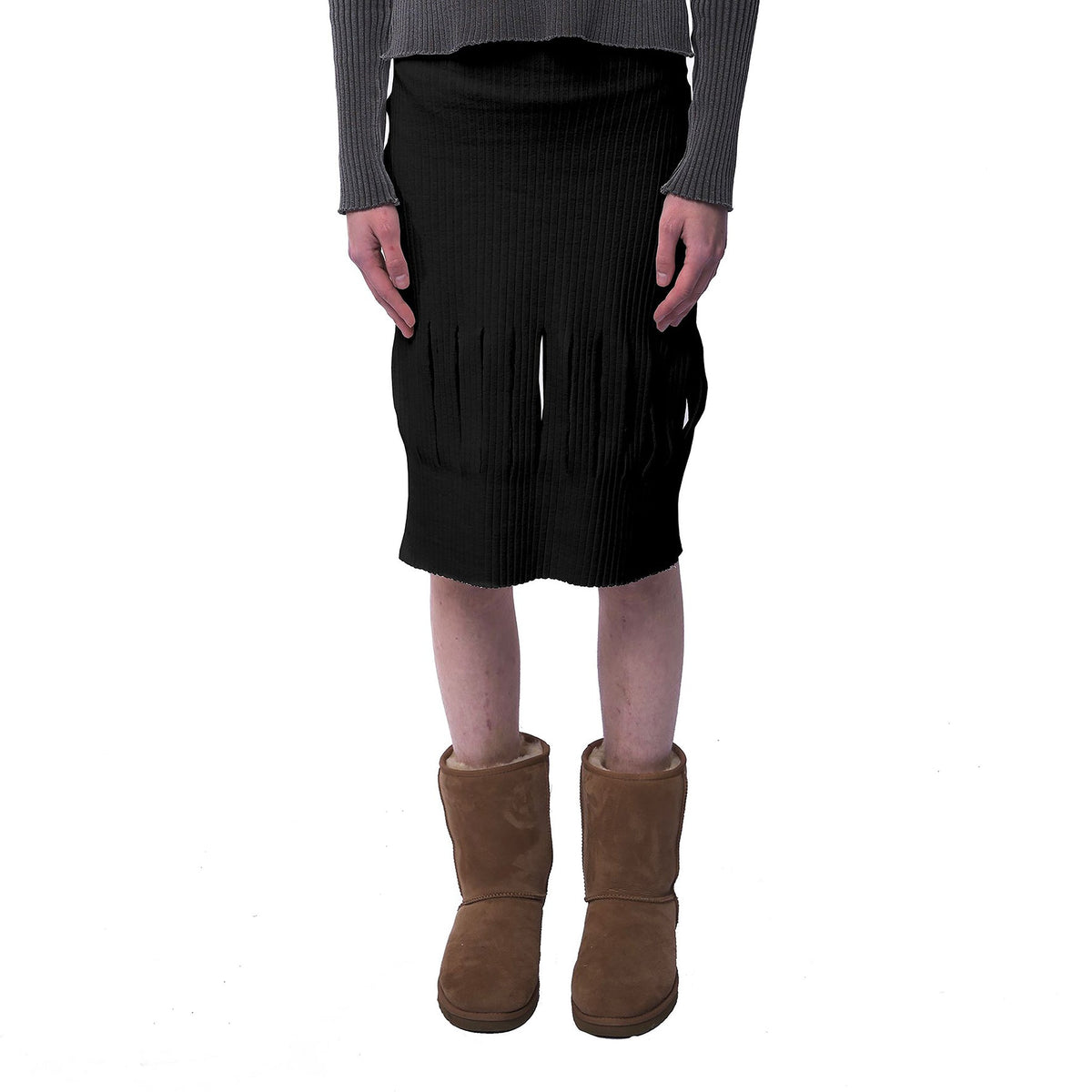 Landsknecht rib skirt black