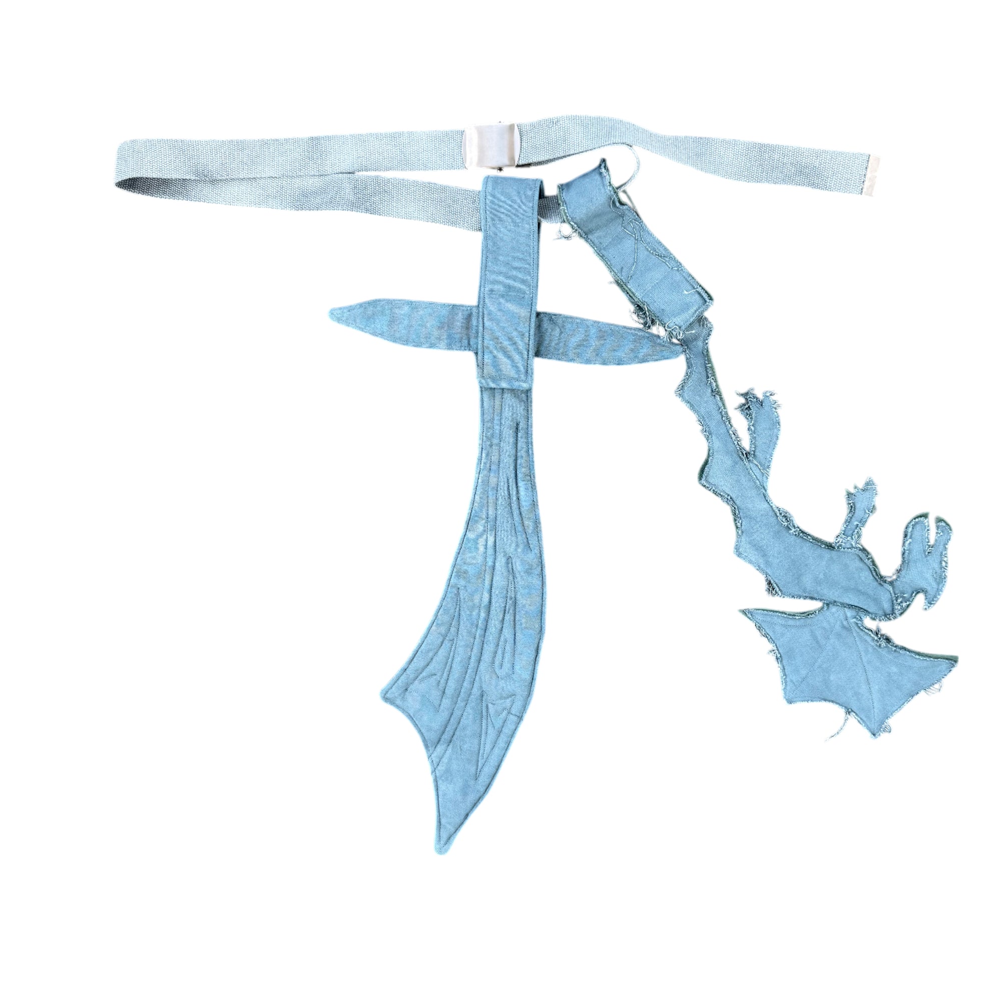 Sword and dragon belt - rune blue