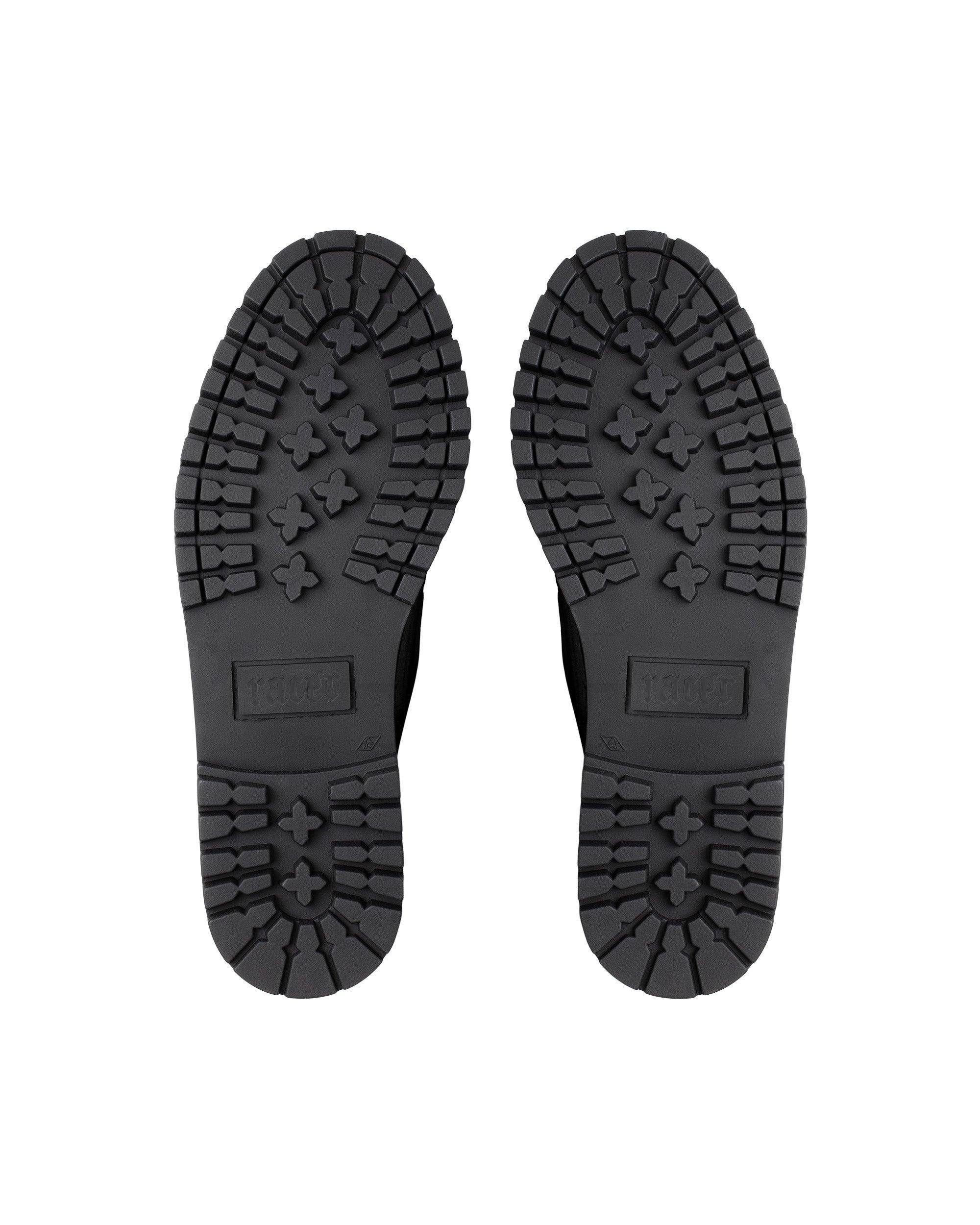 Black pony utility boots