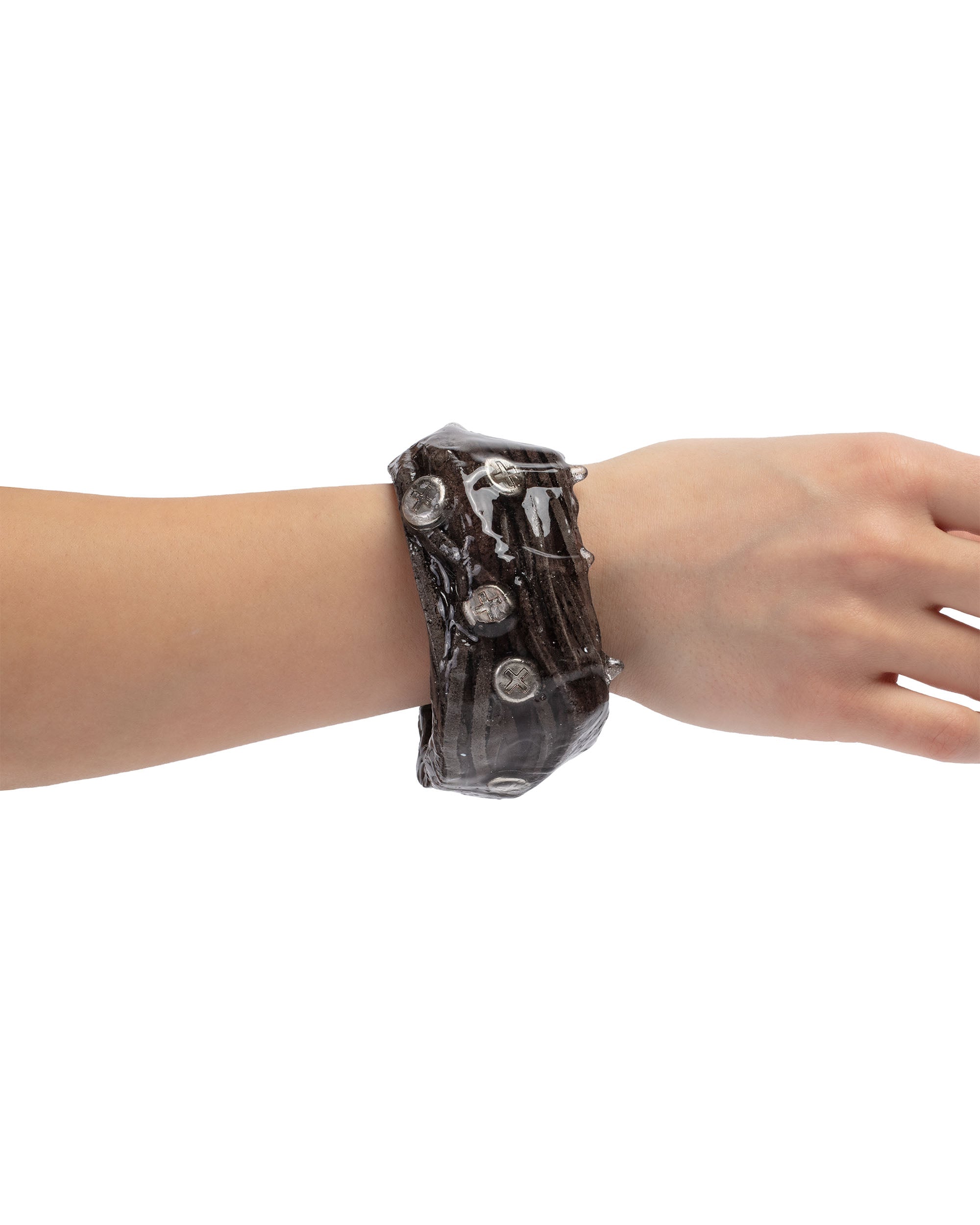 Leather wrap bracelet