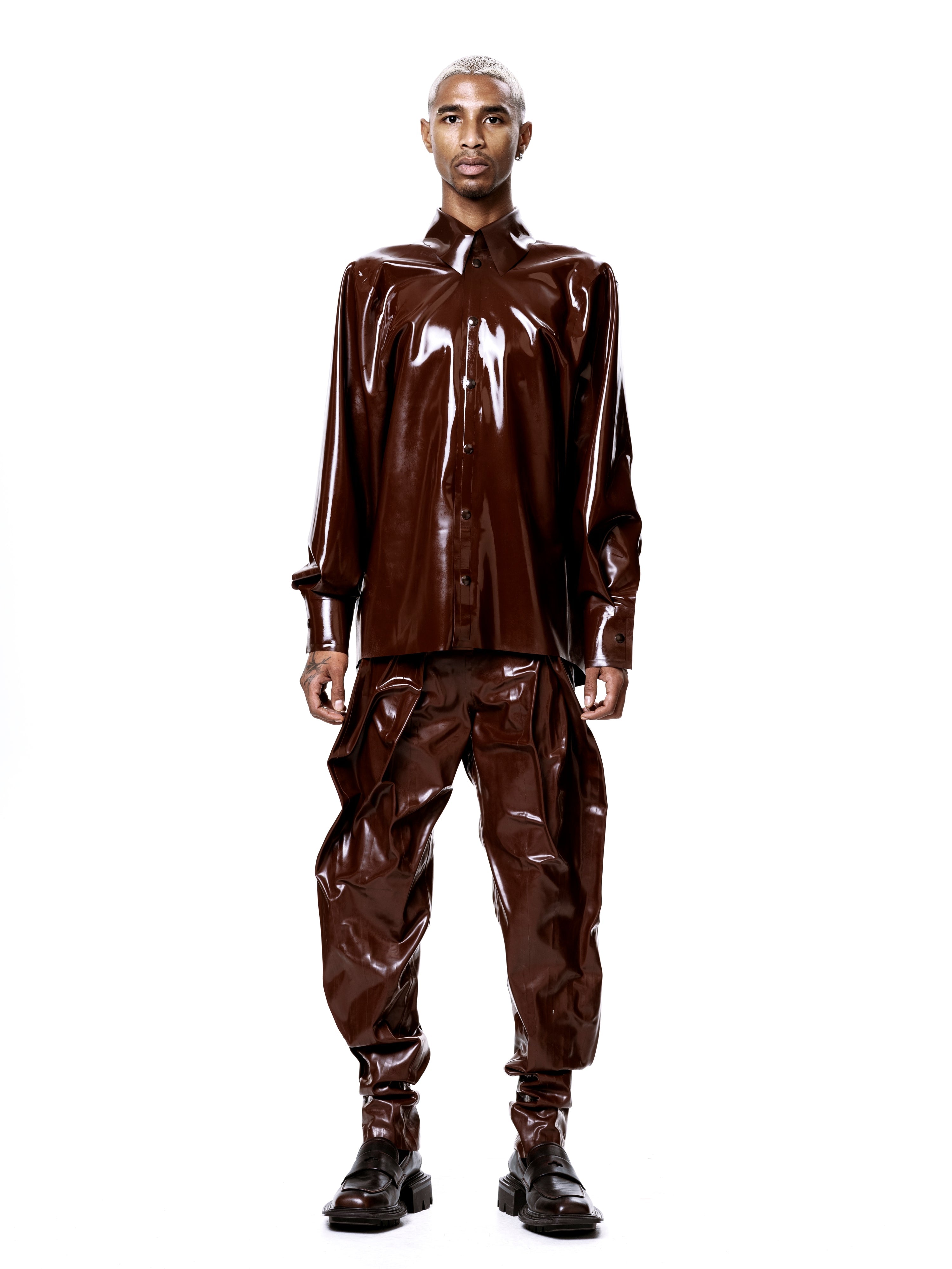Brown alien legs inflatable trousers