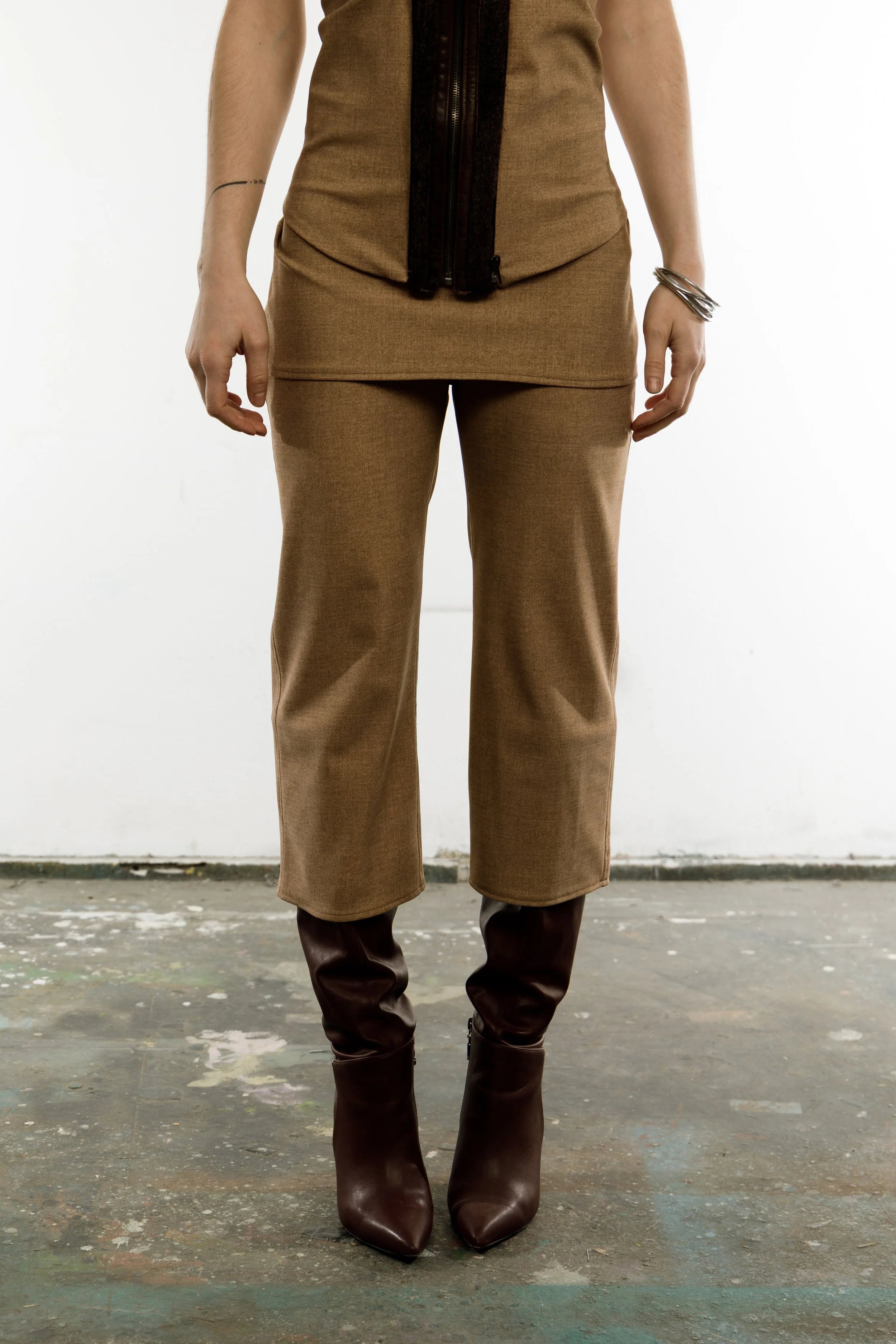 Skirt capri pants