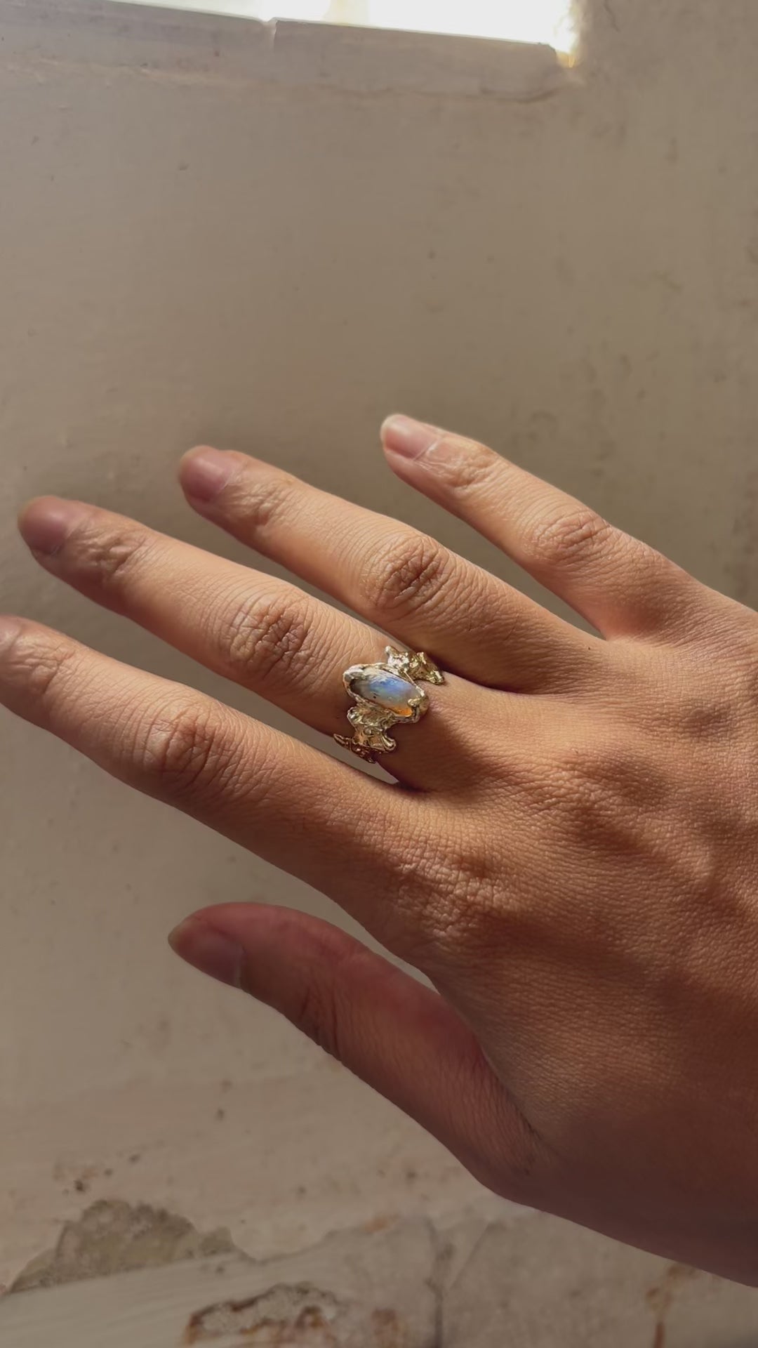 Serene ring - gold size k
