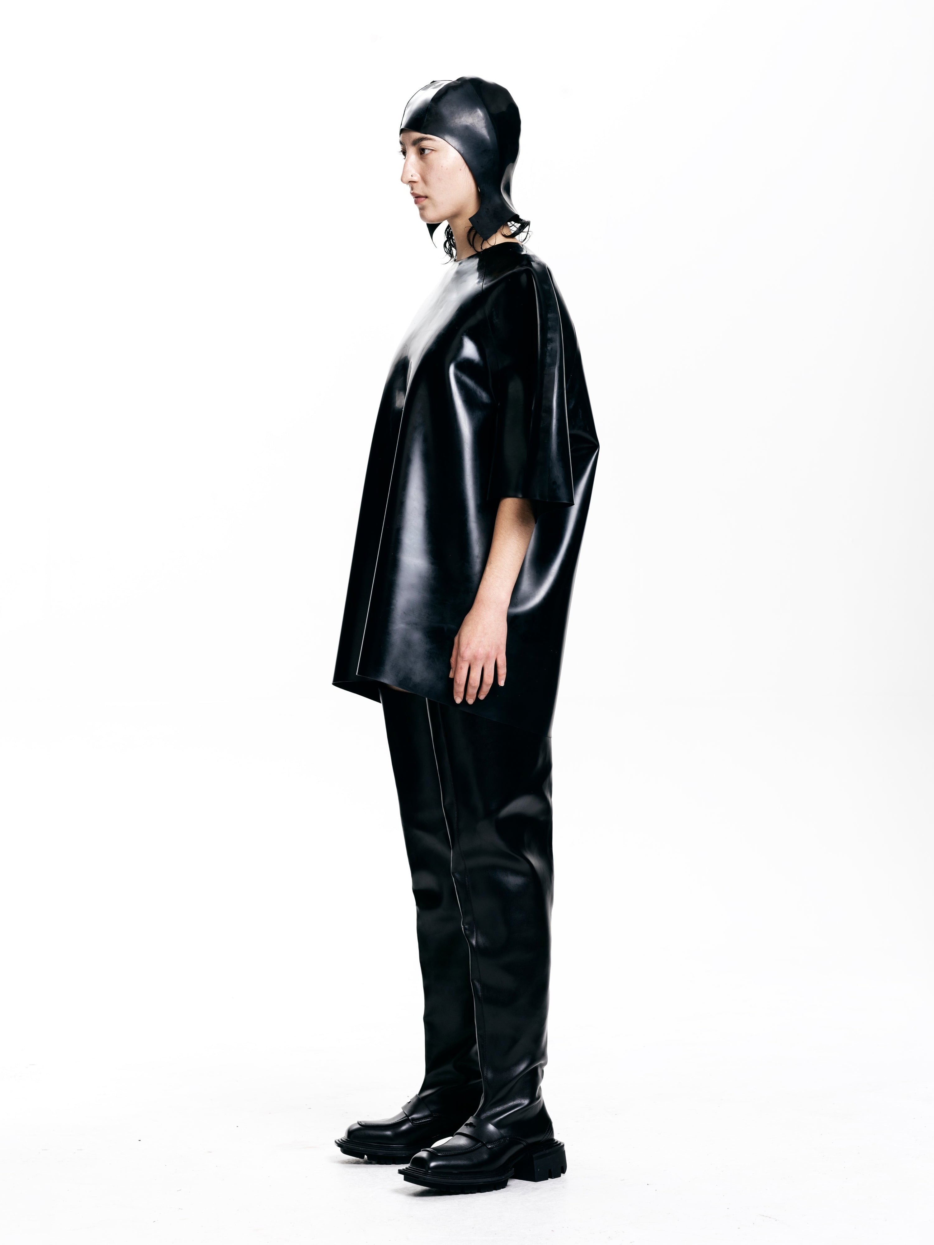 Oversized latex t-shirt / dress