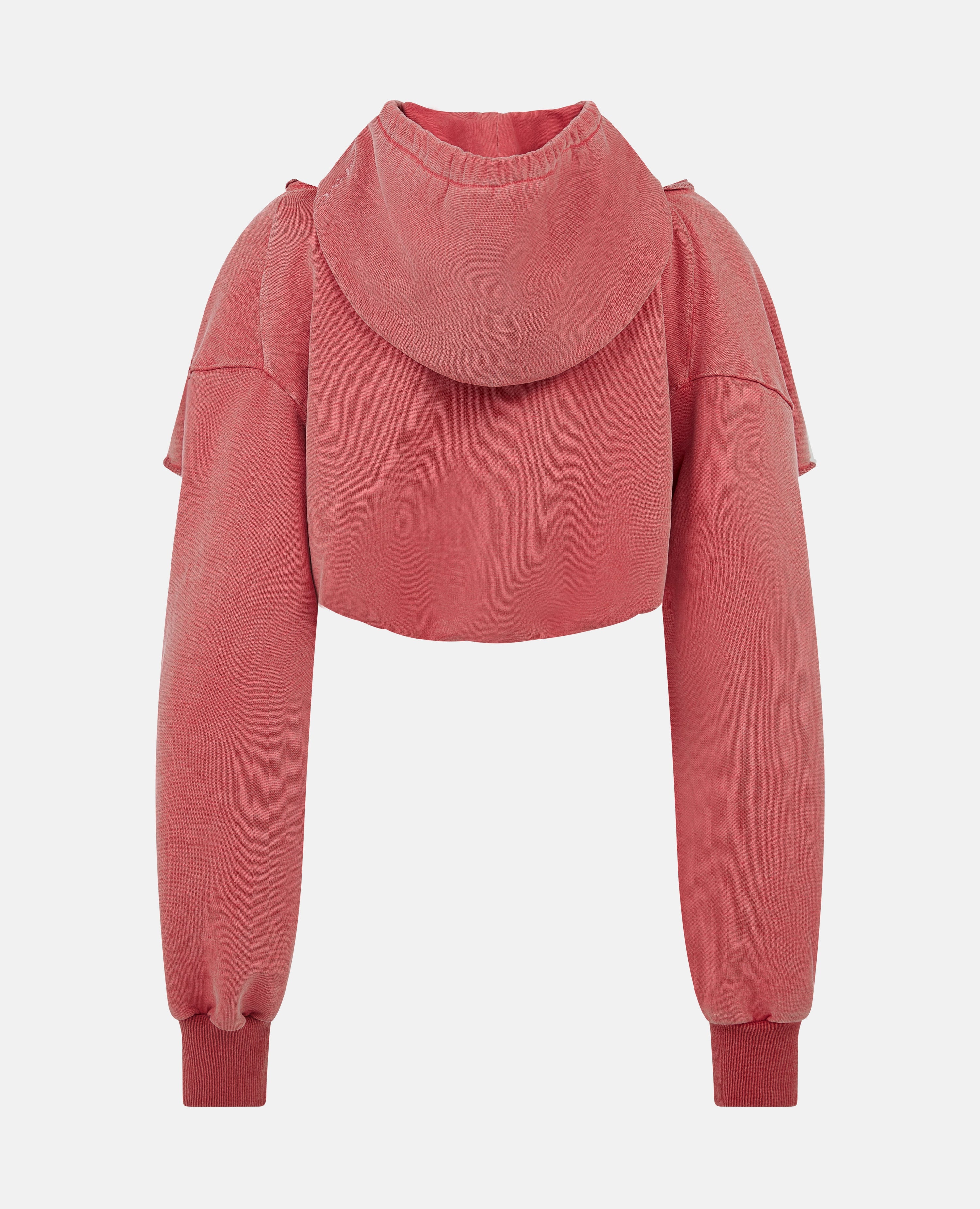 Cloaked hoodie red