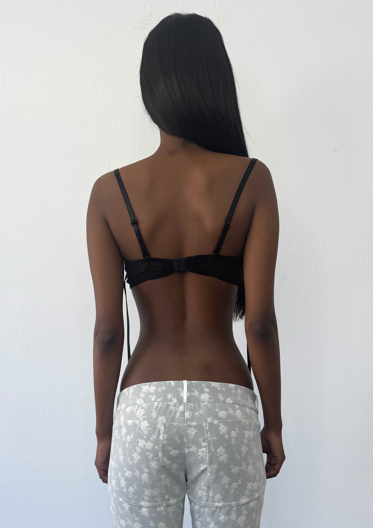 Crystal mask bra