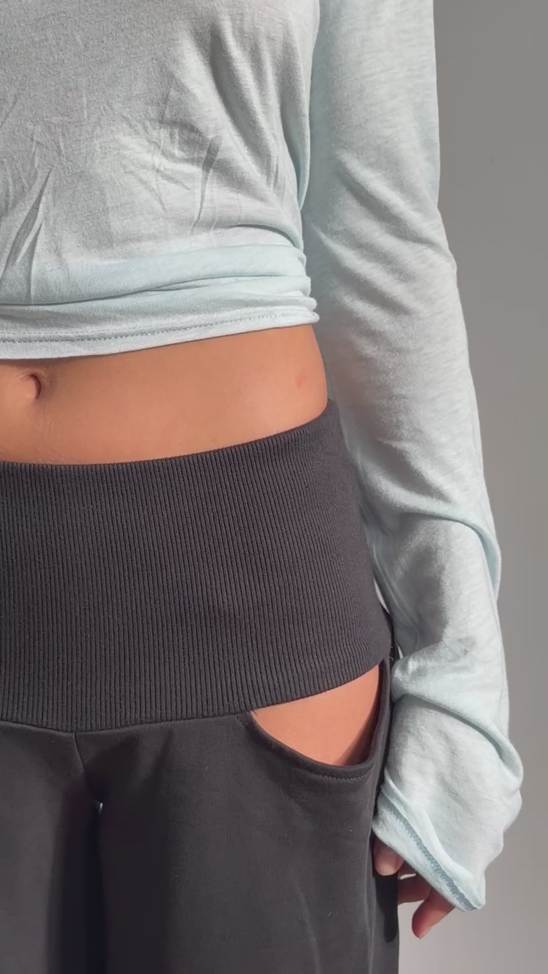 North pant - black/silver