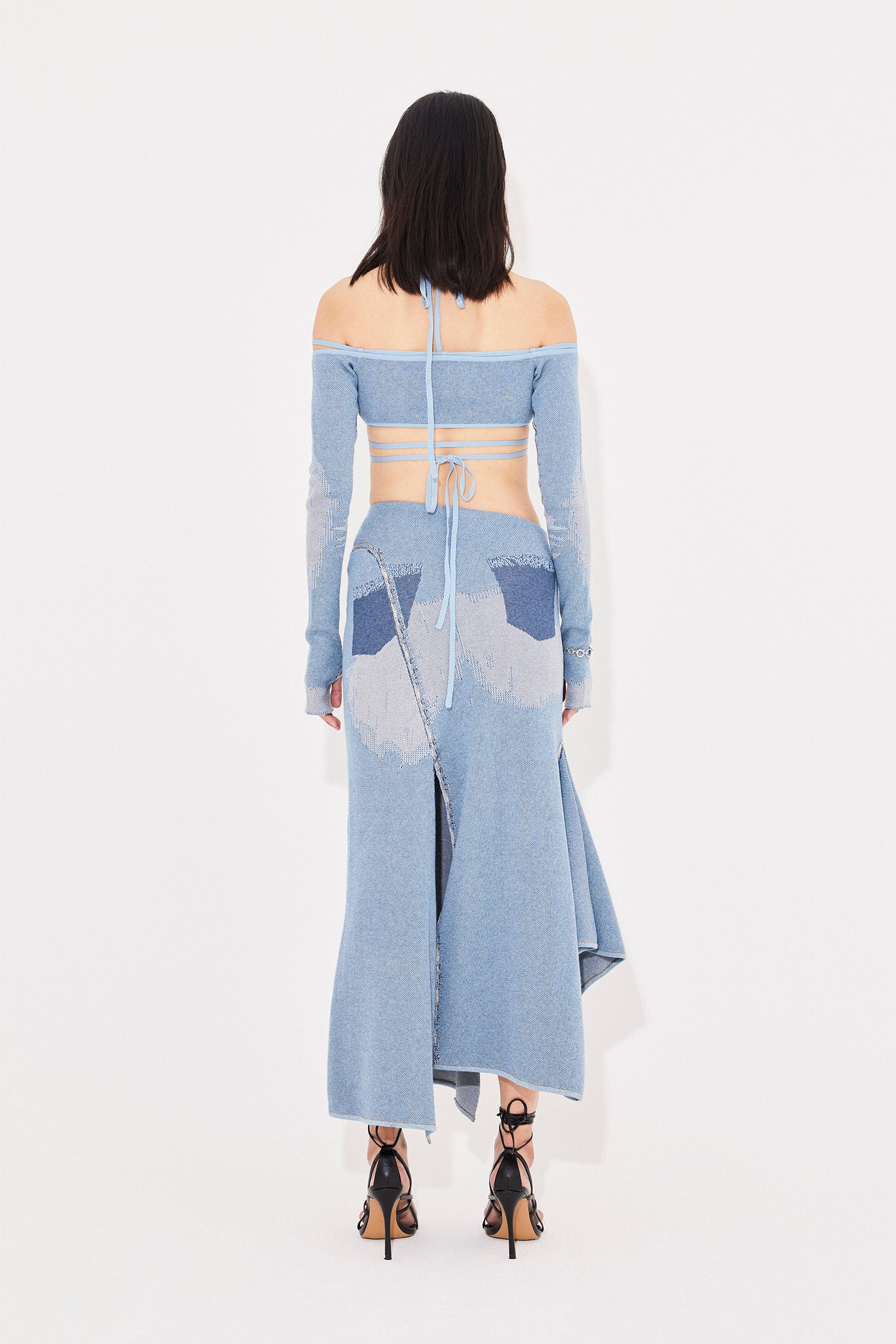 Denim siren skirt
